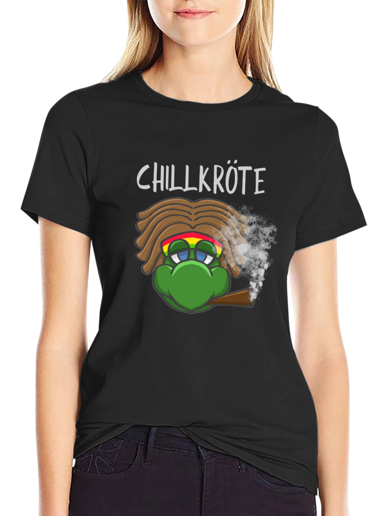 Chillkröte Graphic Tee - Relaxed Fit Cool Design