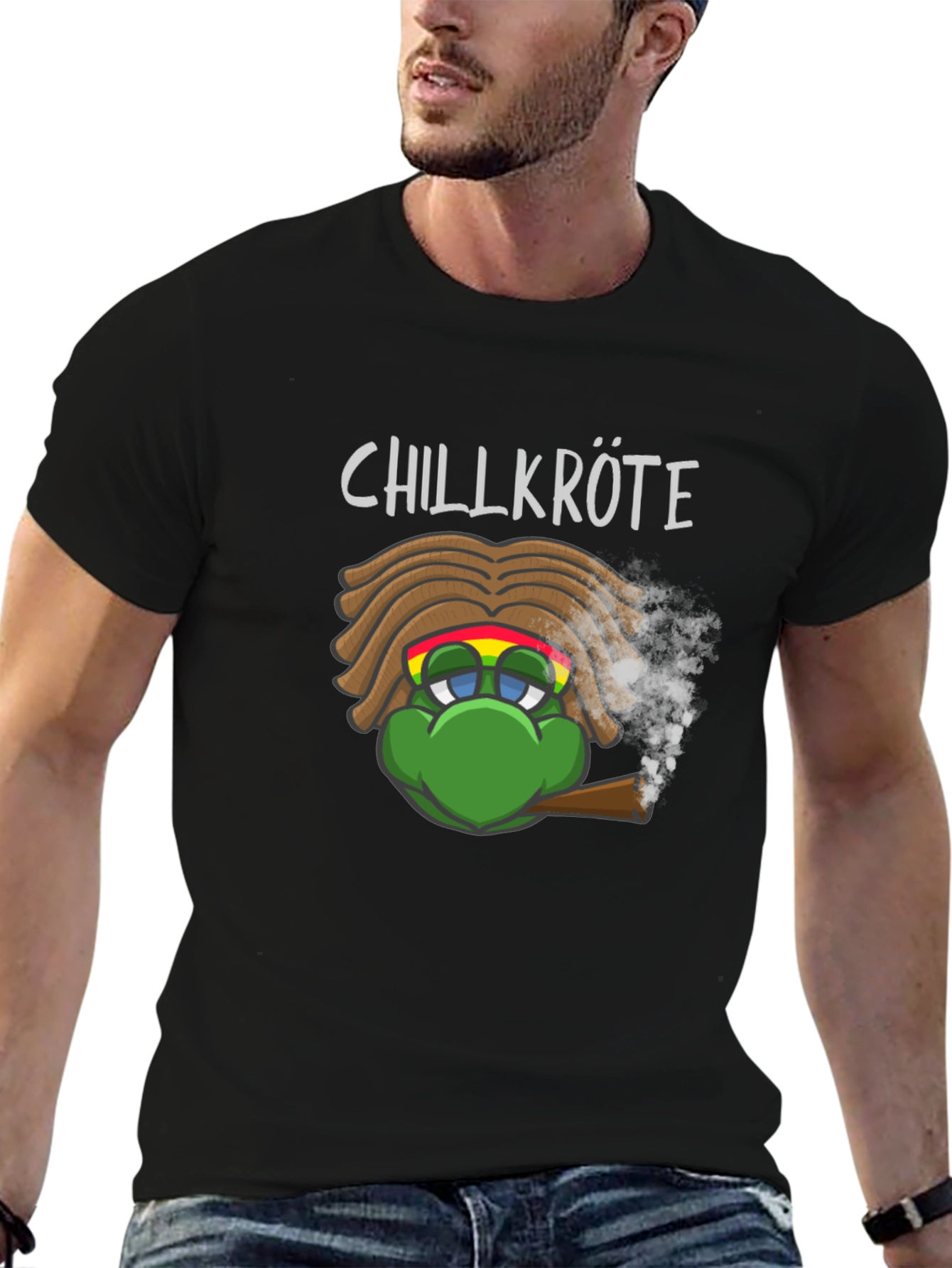 Chillkröte Graphic Tee - Relaxed Fit Cool Design