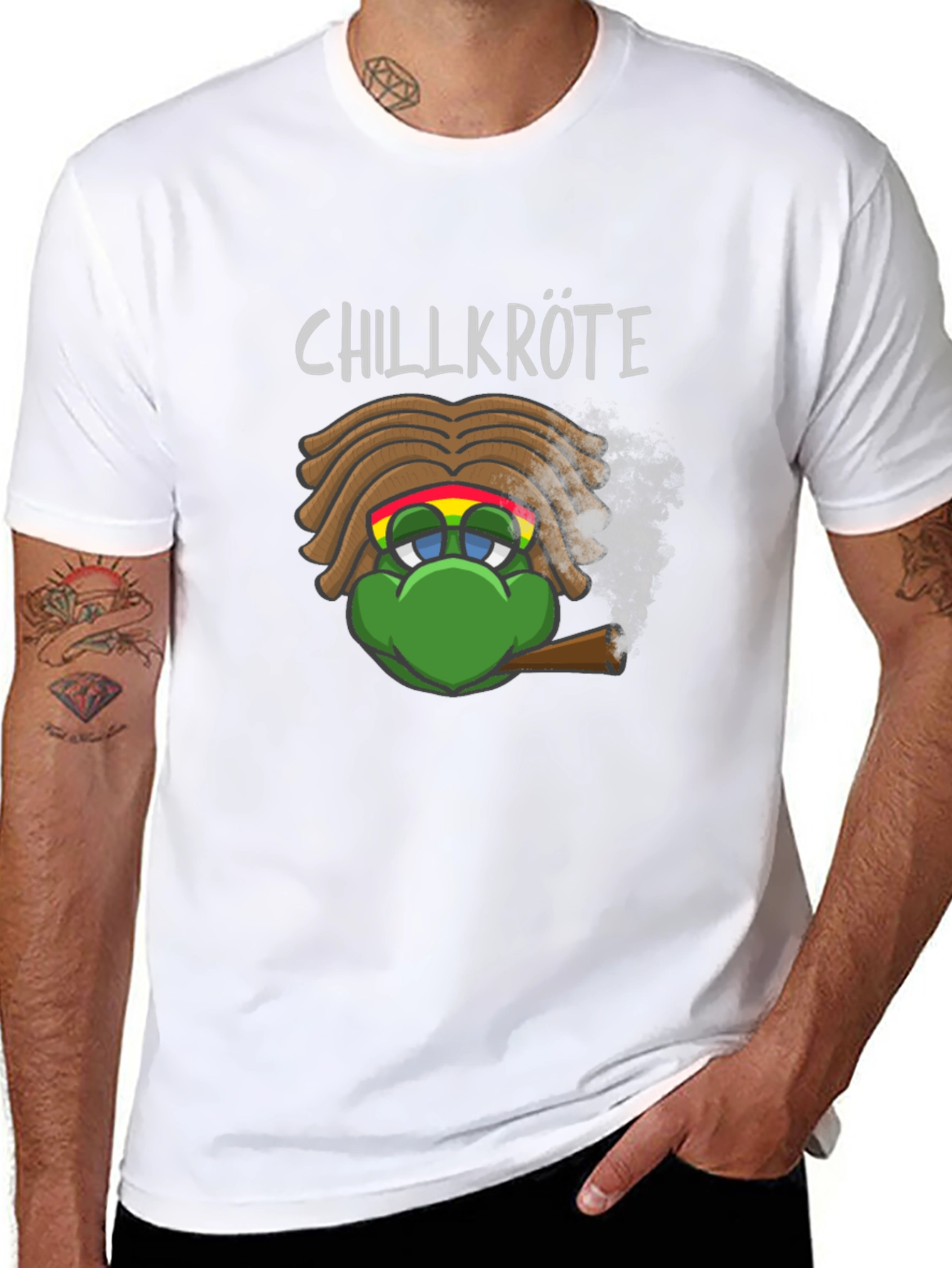 Chillkröte Graphic Tee - Relaxed Fit Cool Design