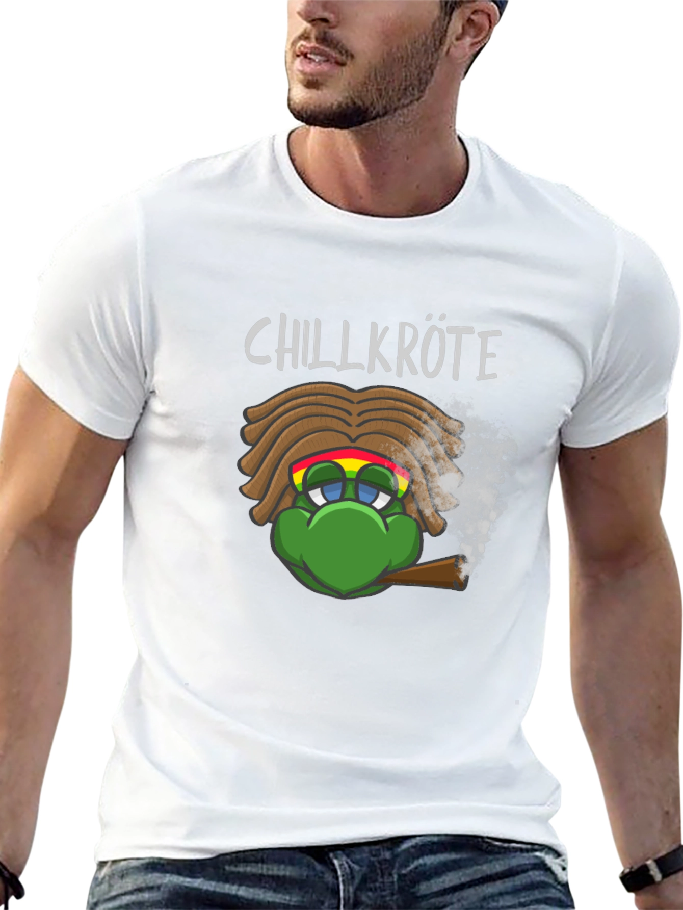 Chillkröte Graphic Tee - Relaxed Fit Cool Design