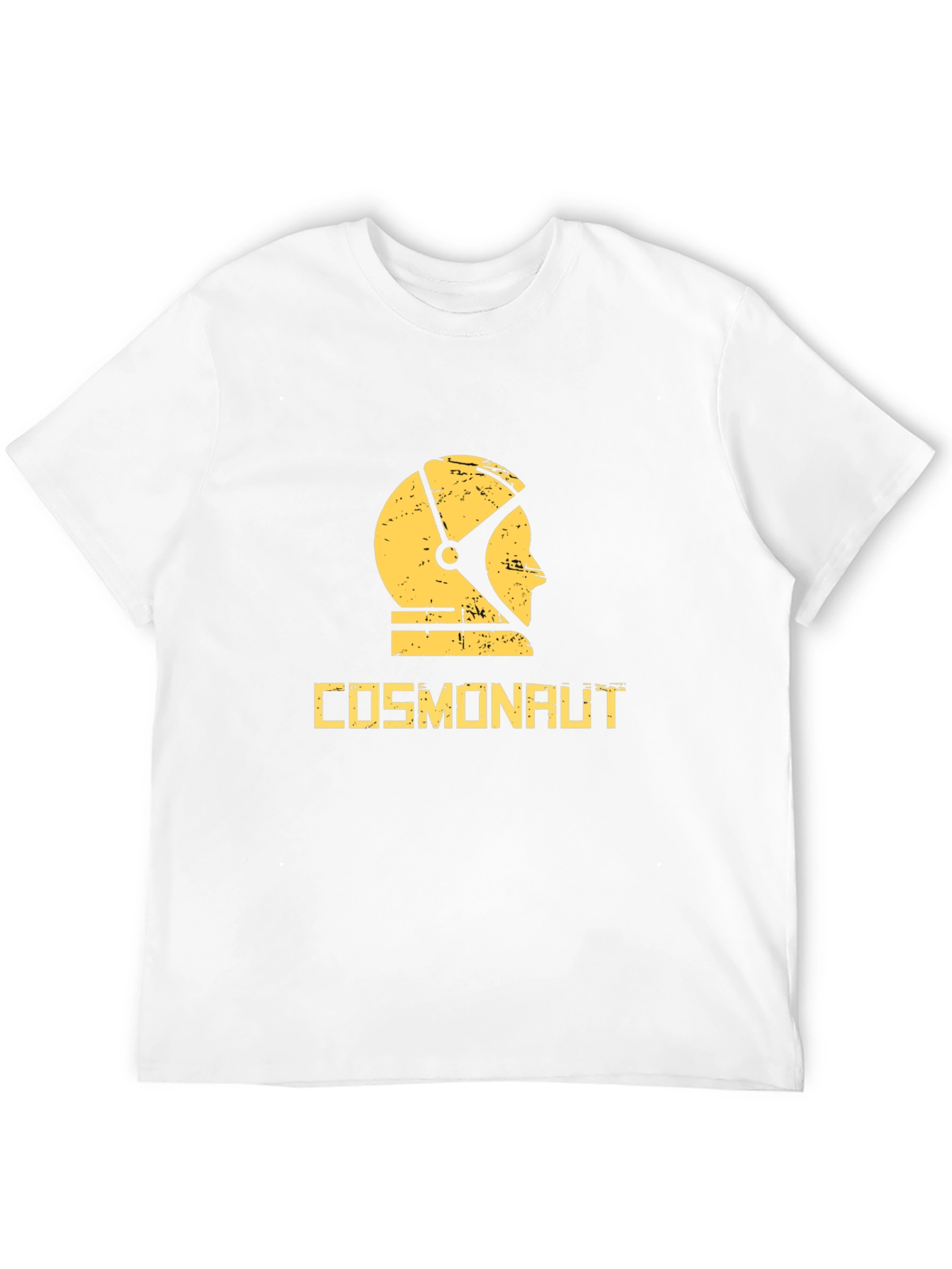 Cosmonaut Graphic Print Black T-Shirt