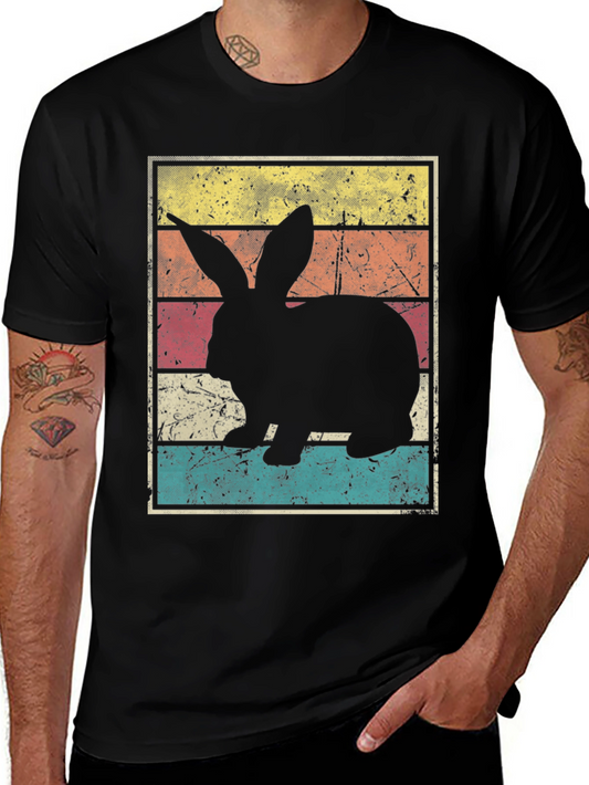 Retro Bunny Rabbit Graphic T-Shirt