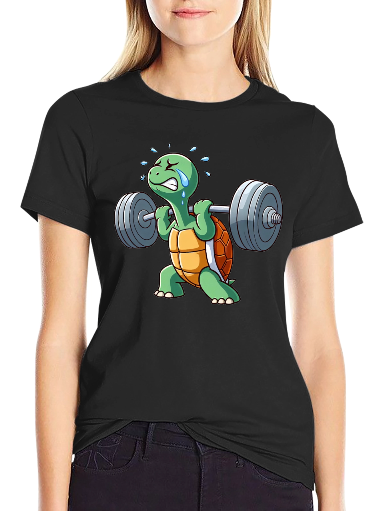 Turtle Gym T-Shirt - Funny Weightlifting Design