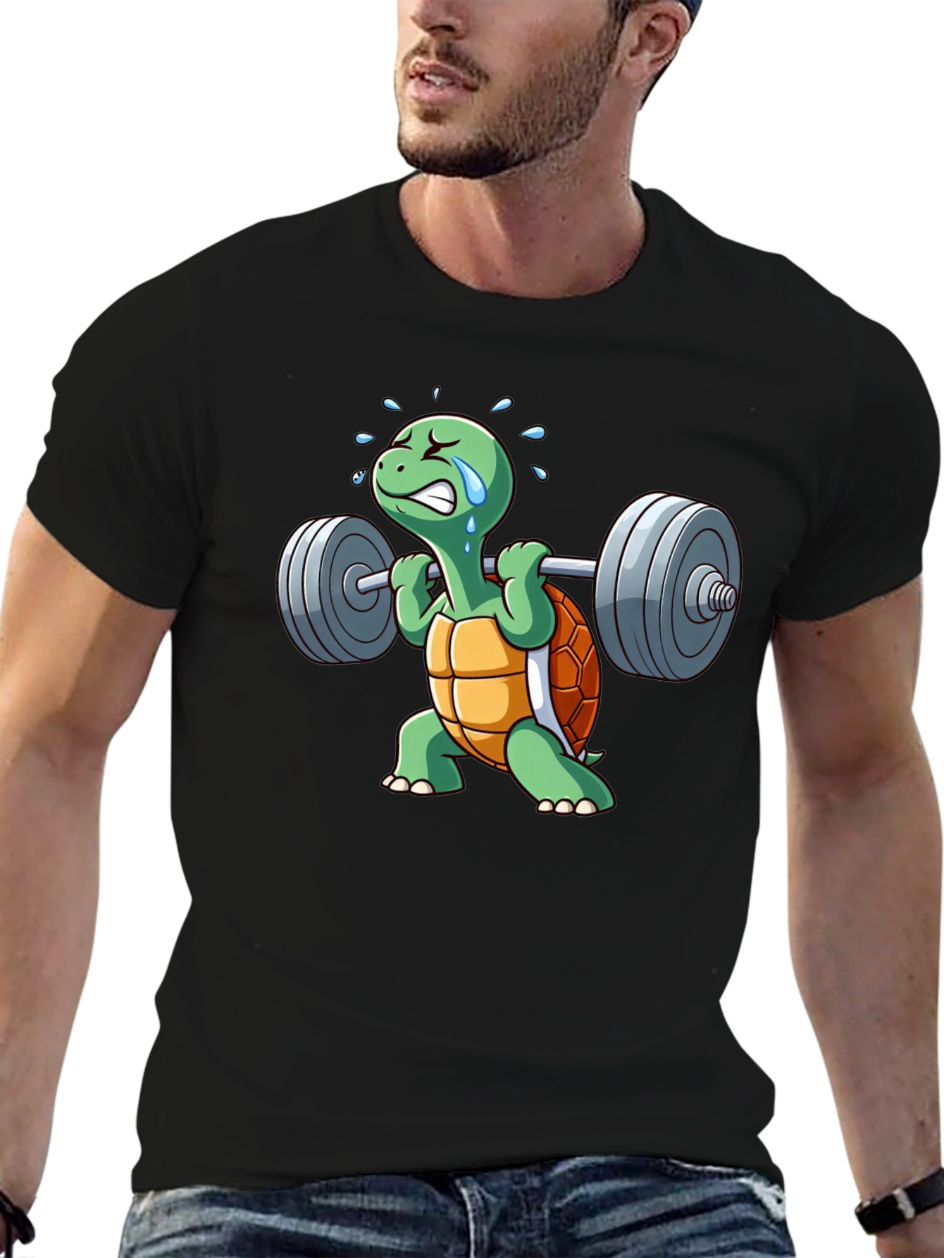 Turtle Gym T-Shirt - Funny Weightlifting Design