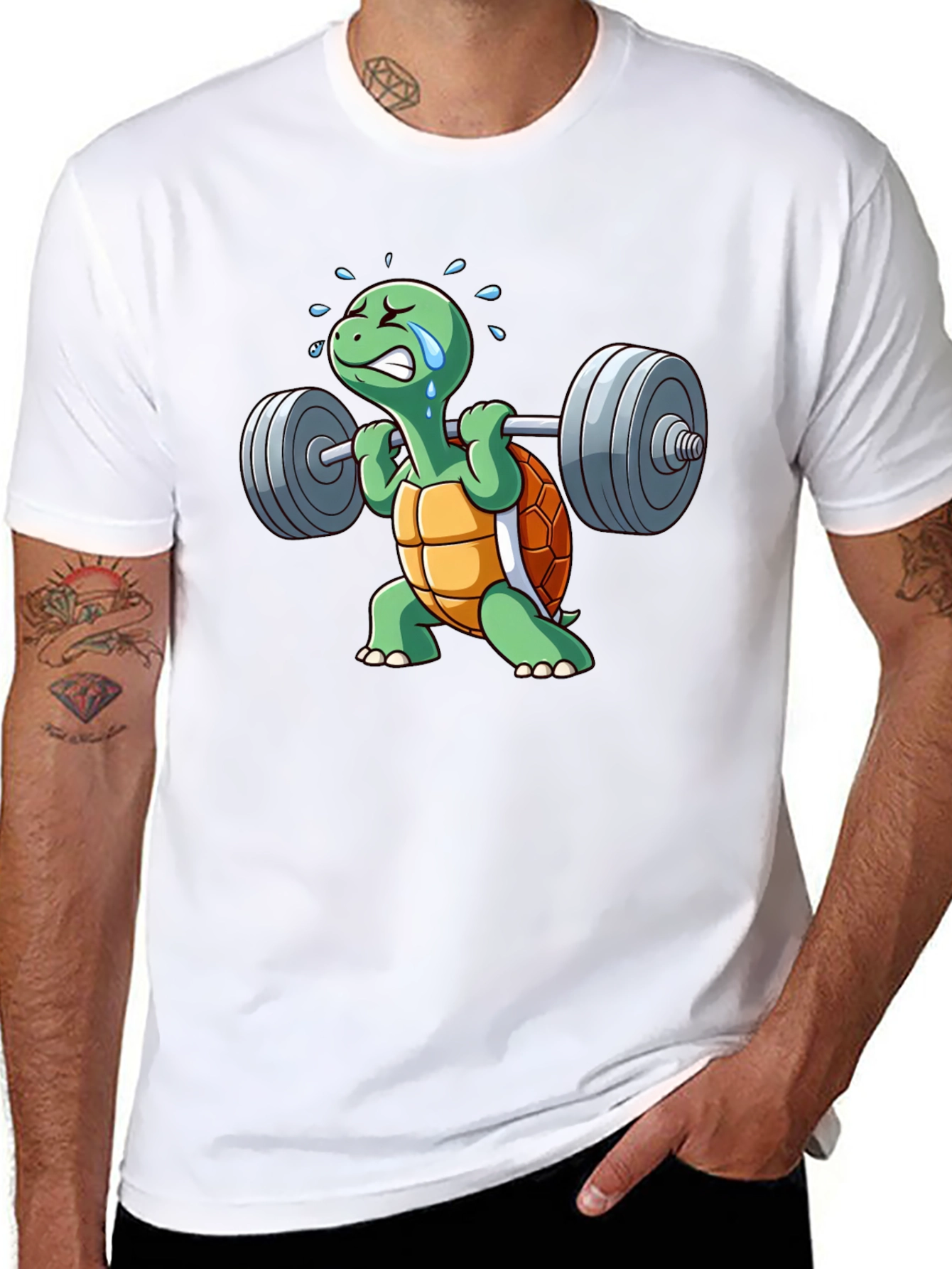 Turtle Gym T-Shirt - Funny Weightlifting Design