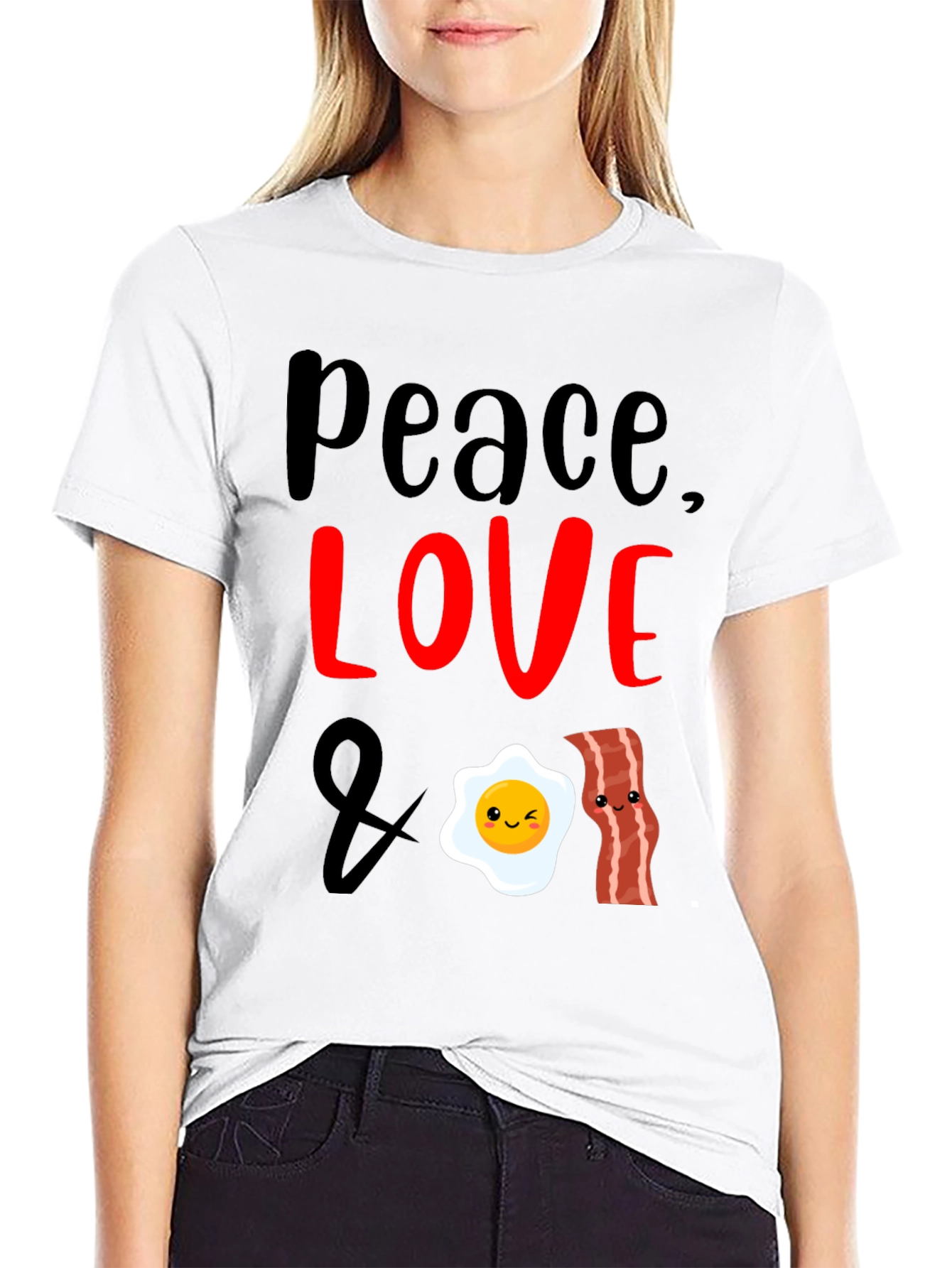 Peace Love and Bacon T-Shirt