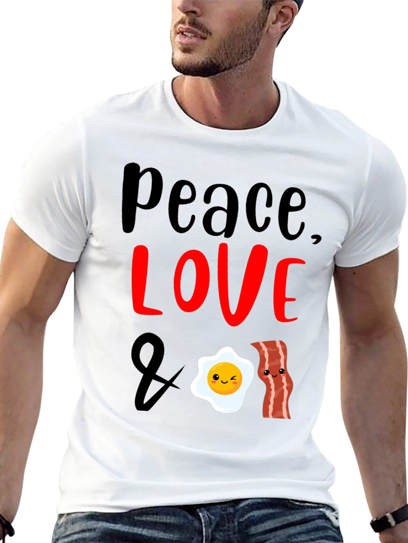 Peace Love and Bacon T-Shirt