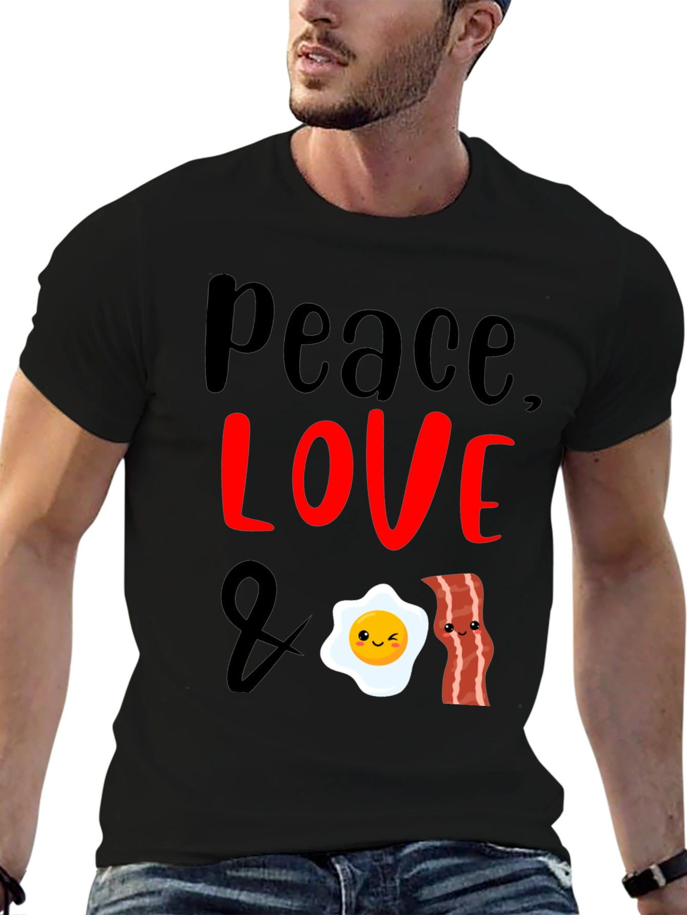 Peace Love and Bacon T-Shirt