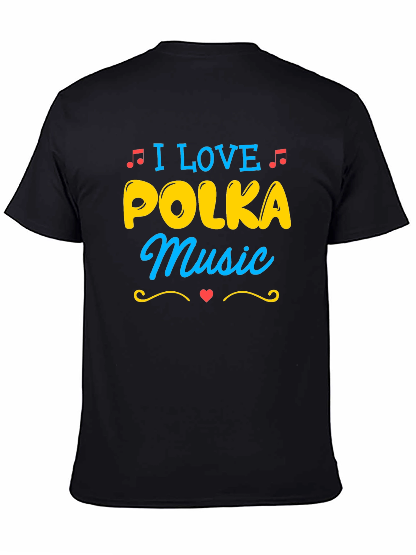 I Love Polka Music T-Shirt - Novelty Design