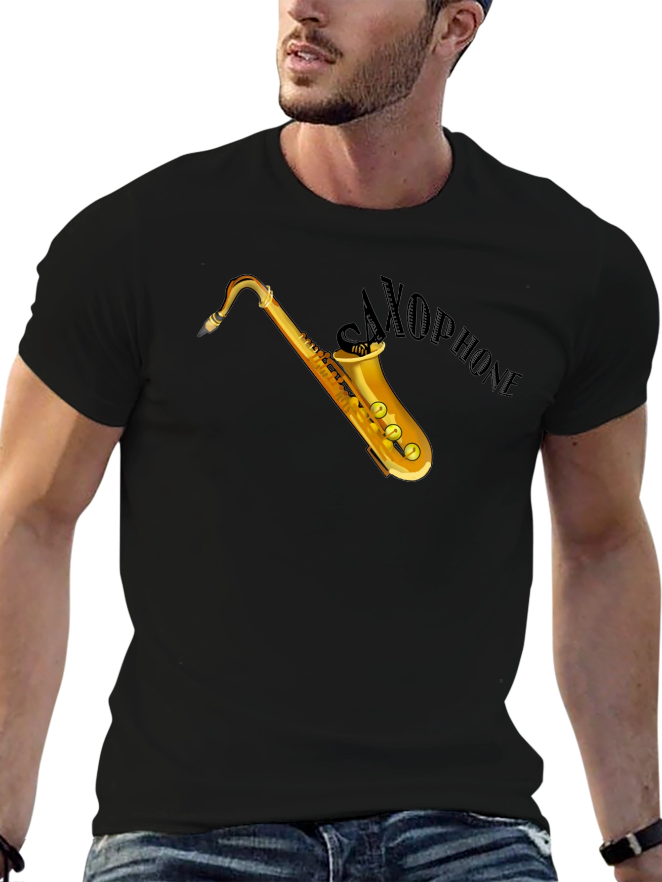 Saxophone T-Shirt - Music Lover Tee