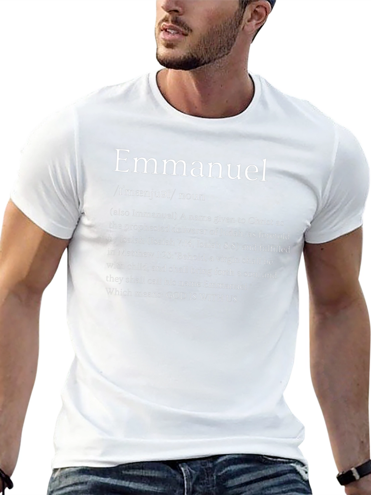 Emmanuel Definition T-Shirt - God Is With Us