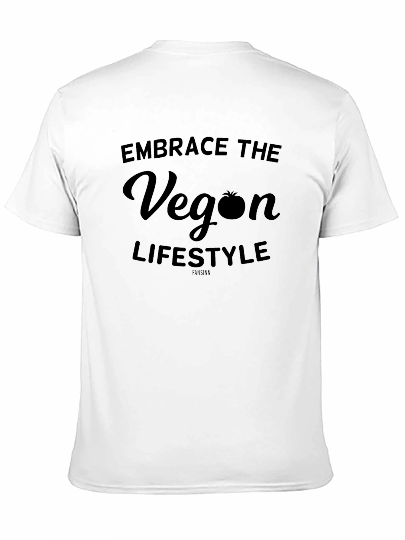 Embrace Vegan Lifestyle T-Shirt - Black