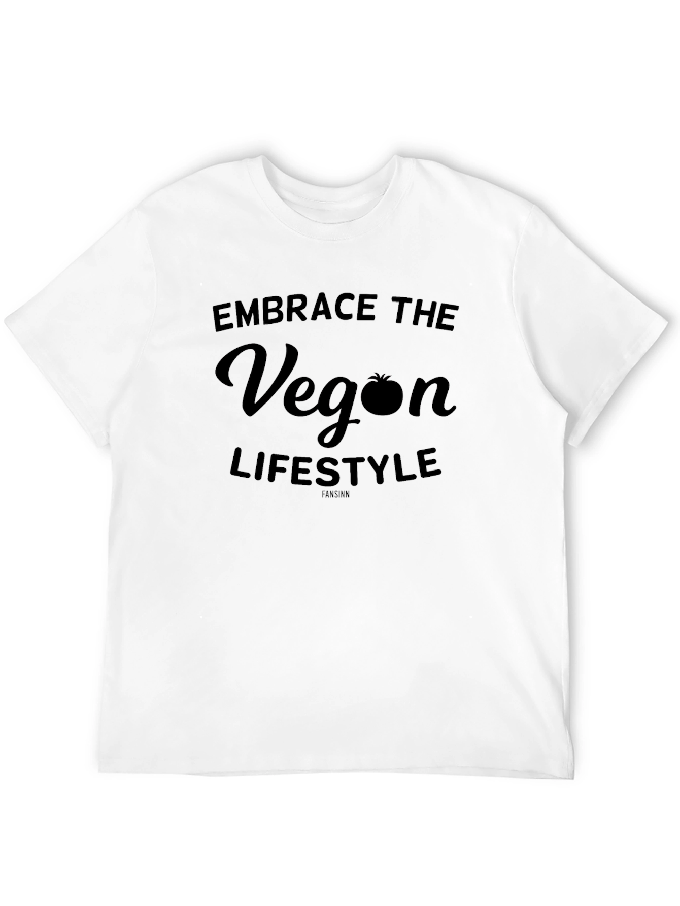 Embrace Vegan Lifestyle T-Shirt - Black