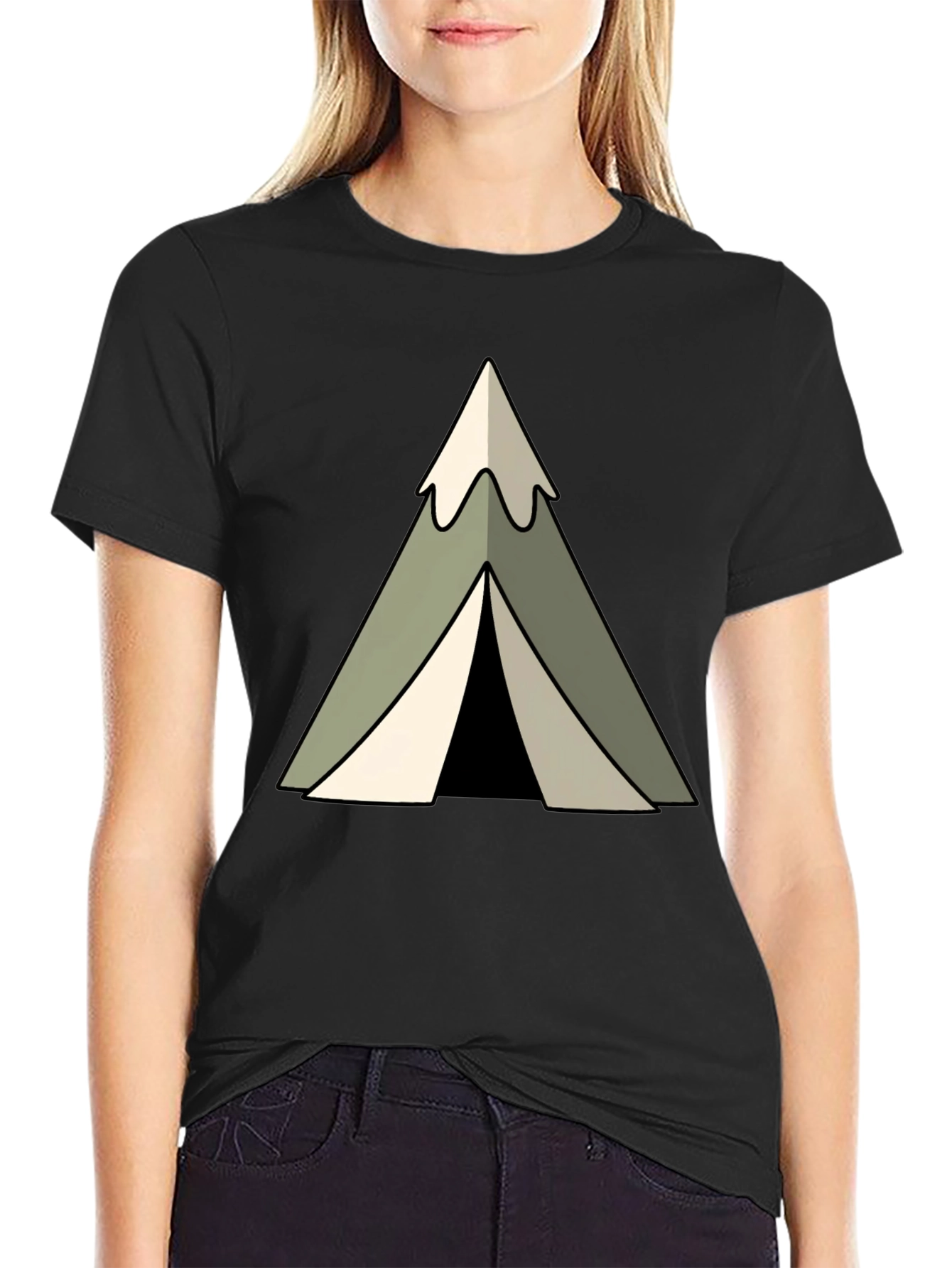 Camping Tent Graphic Tee - Adventure Awaits