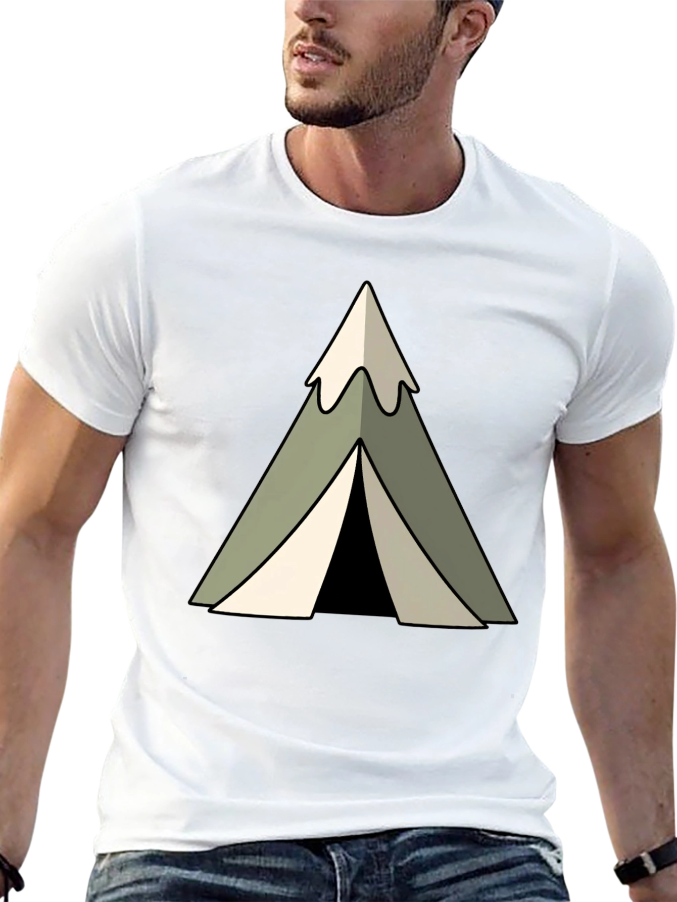 Camping Tent Graphic Tee - Adventure Awaits