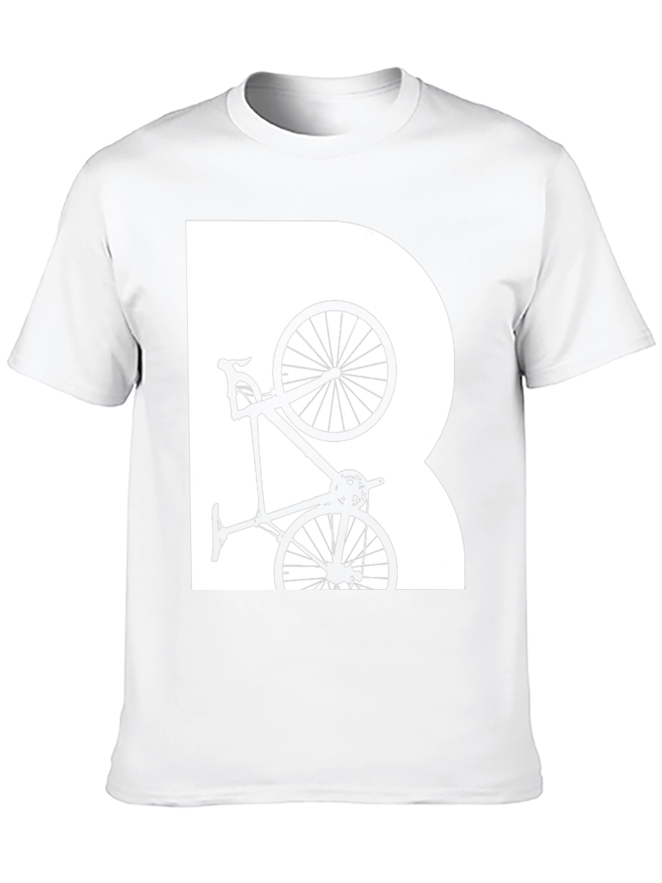 Cycling Silhouette Graphic Tee - Black