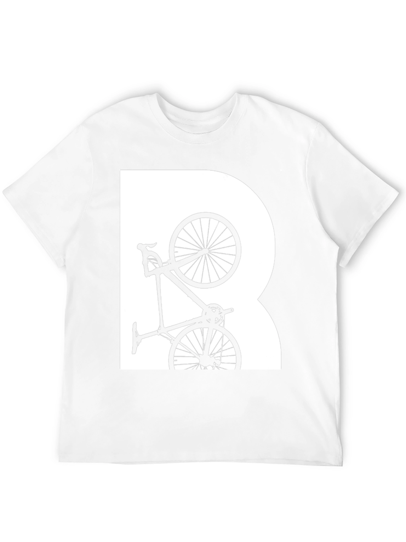 Cycling Silhouette Graphic Tee - Black