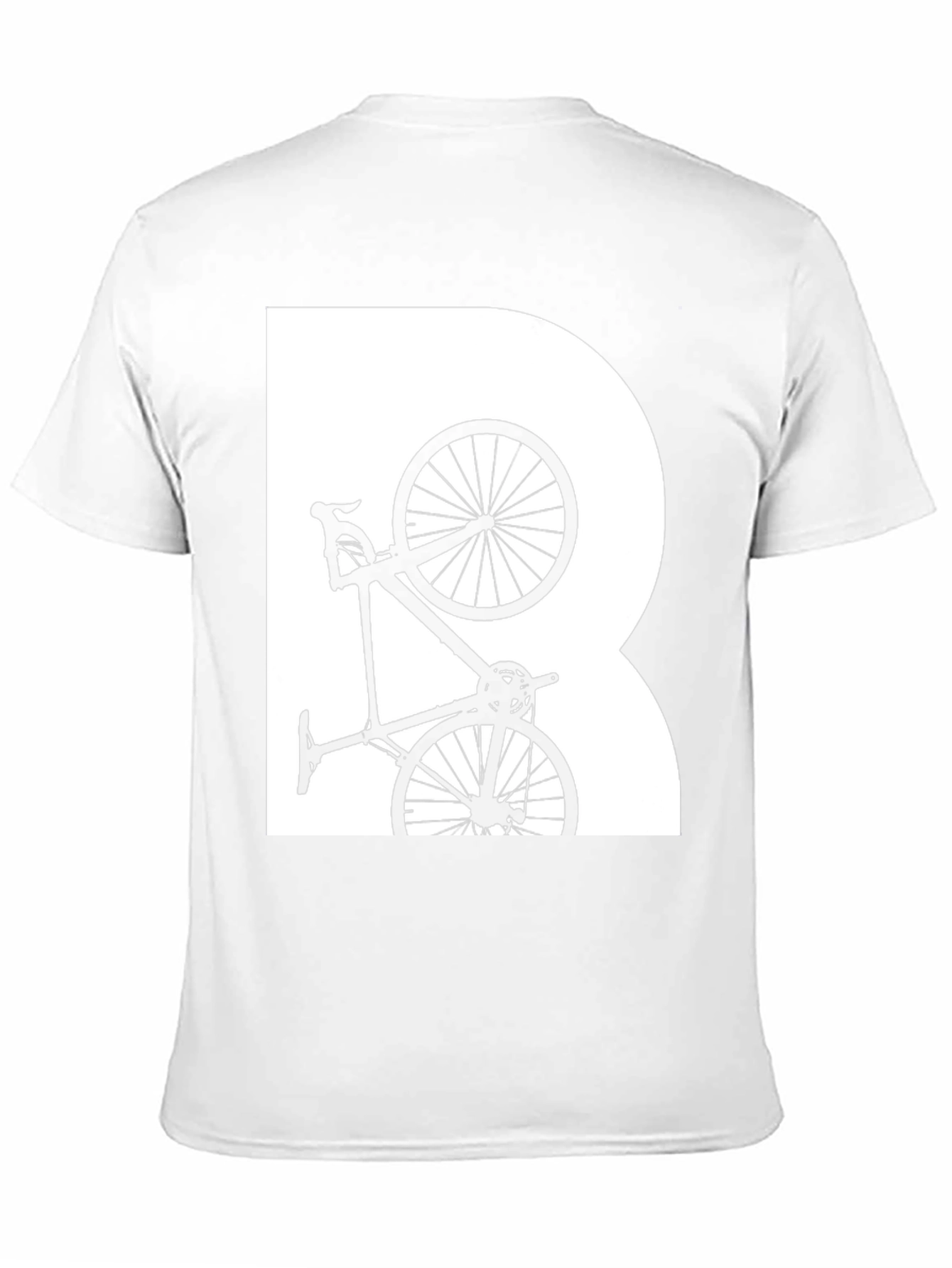 Cycling Silhouette Graphic Tee - Black