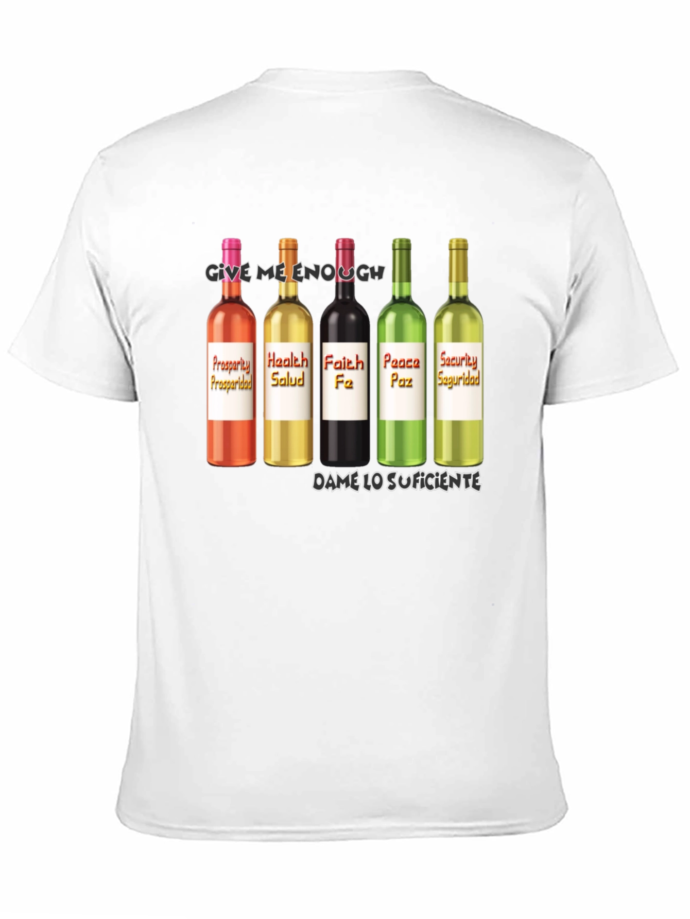 Prosperity Health Faith Peace Security T-Shirt