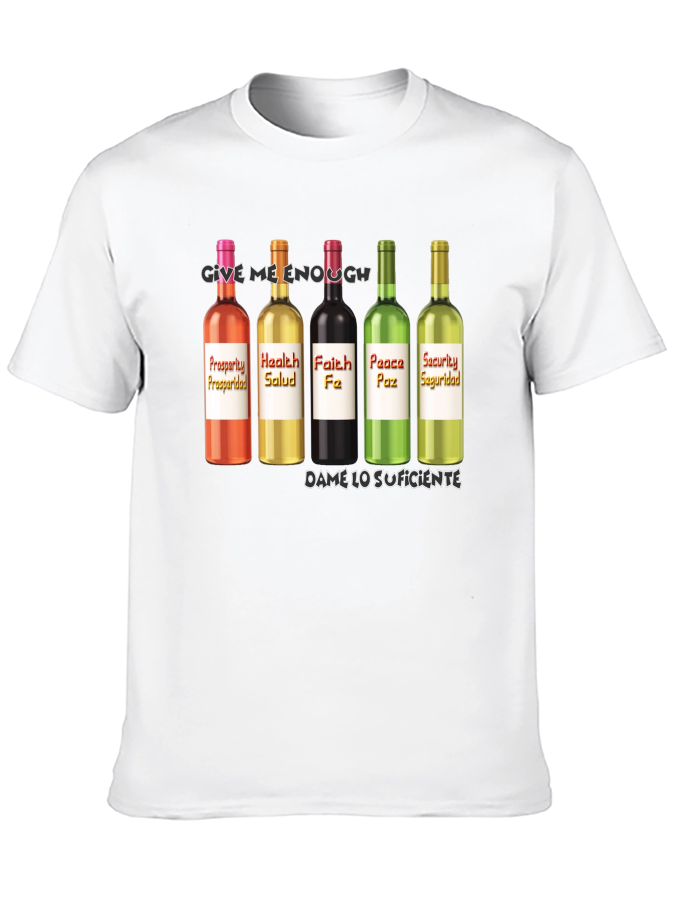 Prosperity Health Faith Peace Security T-Shirt