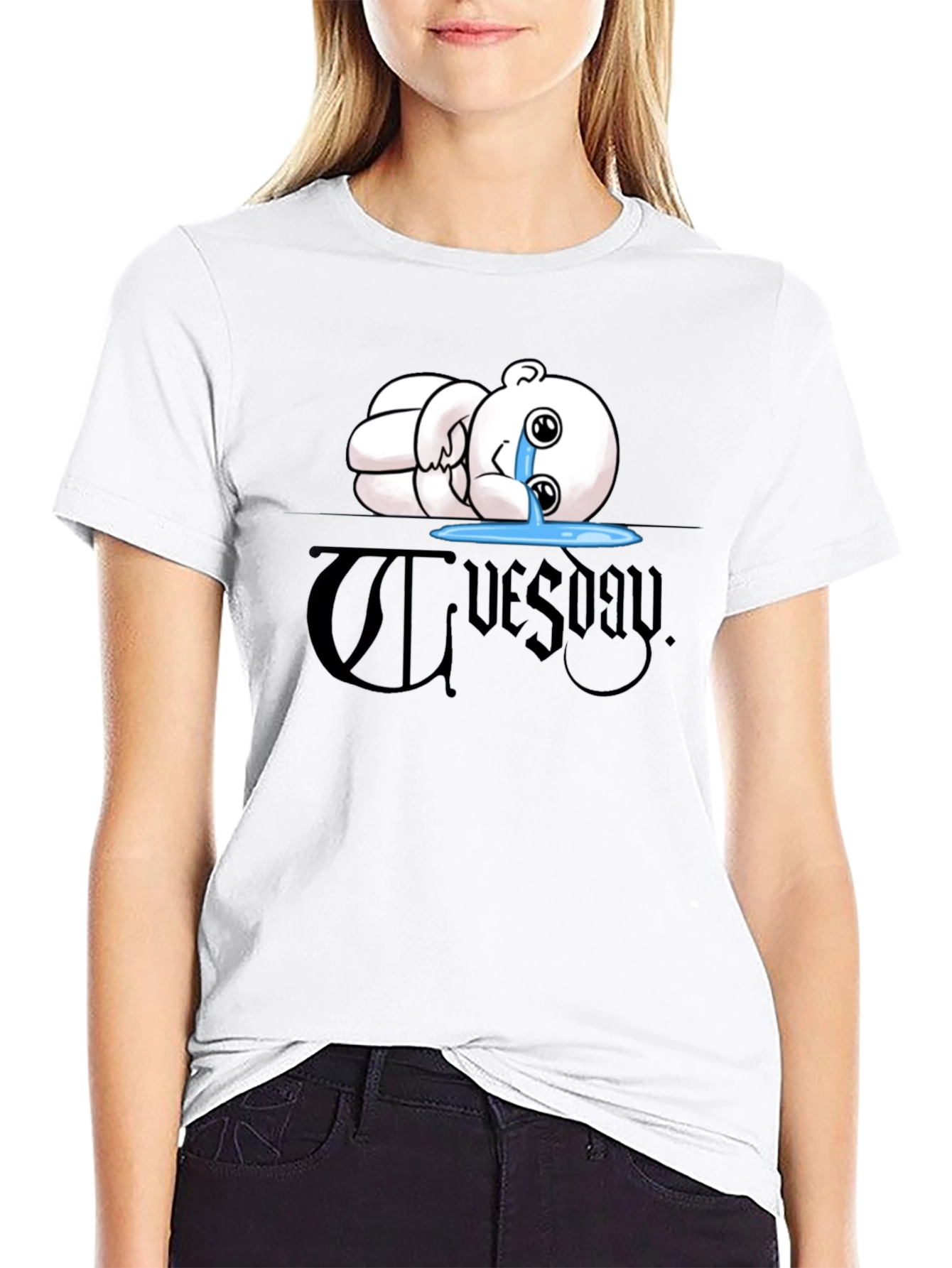 Tuesday Graphic Tee - Mens Black T-Shirt