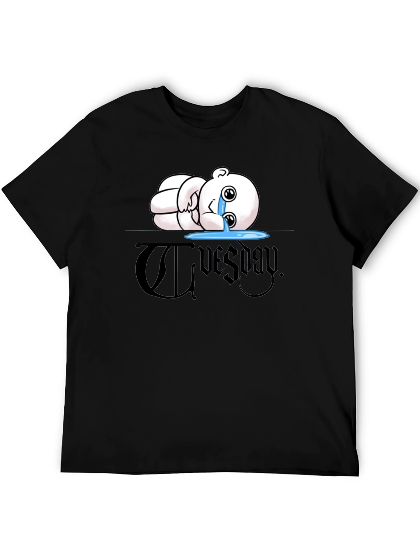 Tuesday Graphic Tee - Mens Black T-Shirt