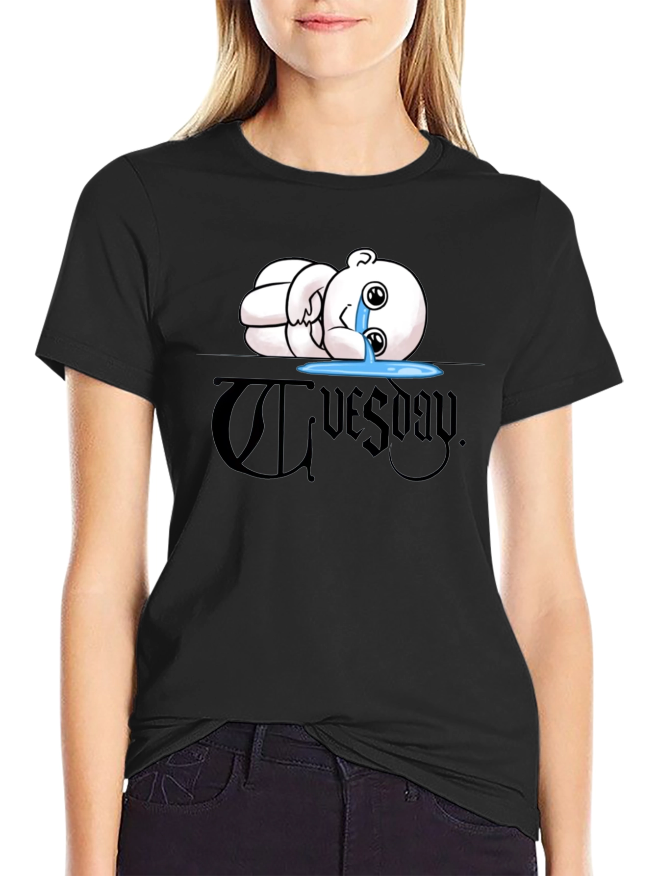 Tuesday Graphic Tee - Mens Black T-Shirt