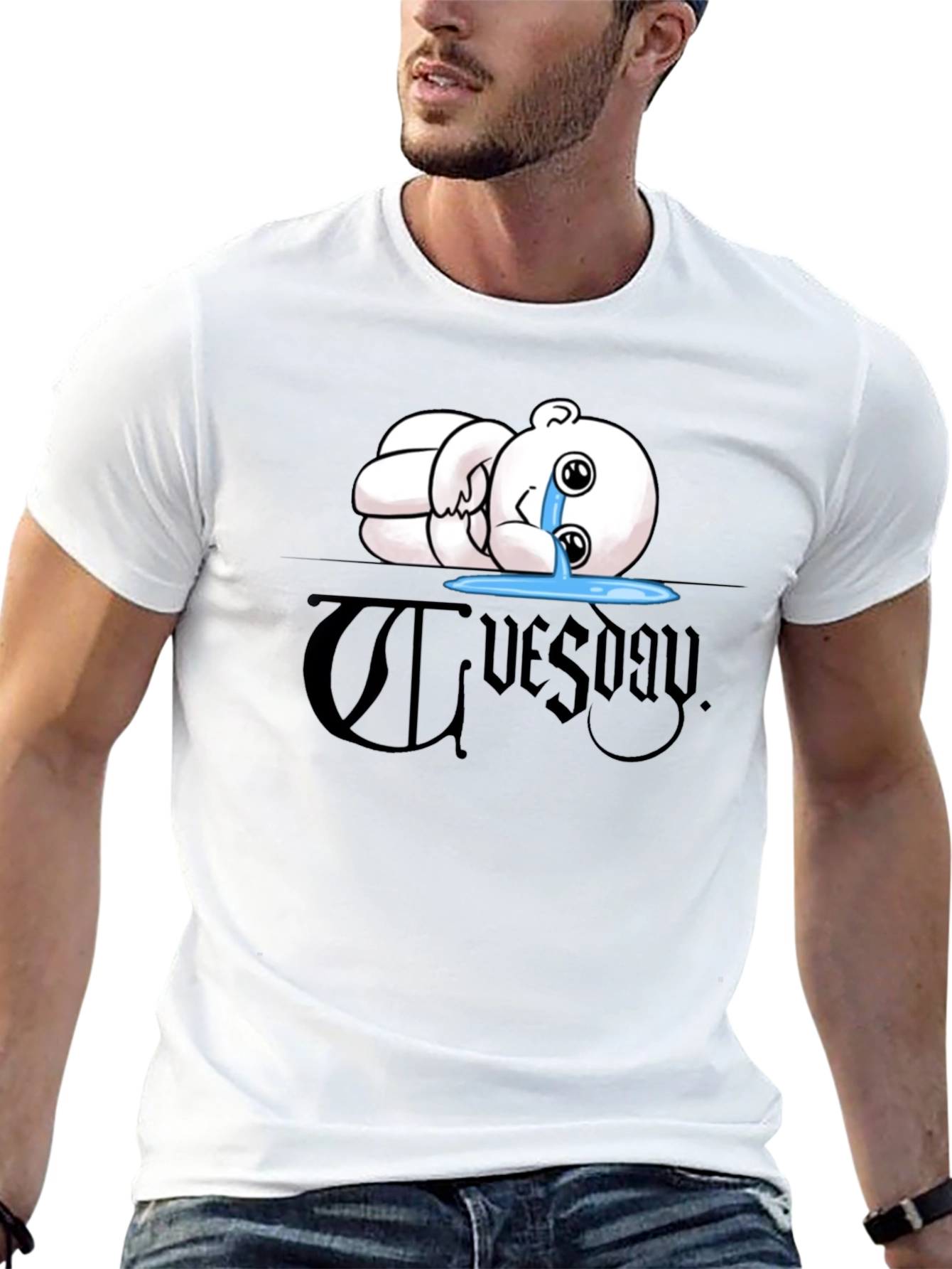 Tuesday Graphic Tee - Mens Black T-Shirt