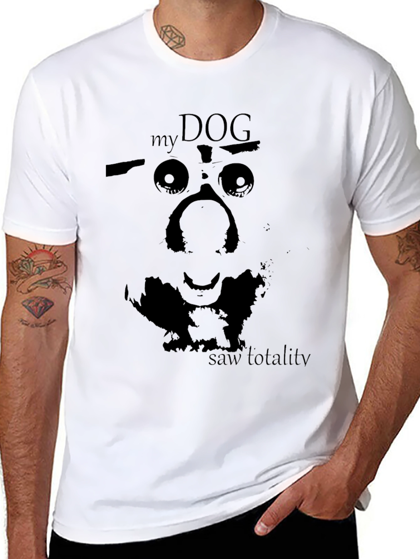 My Dog Saw Totality Graphic T-Shirt