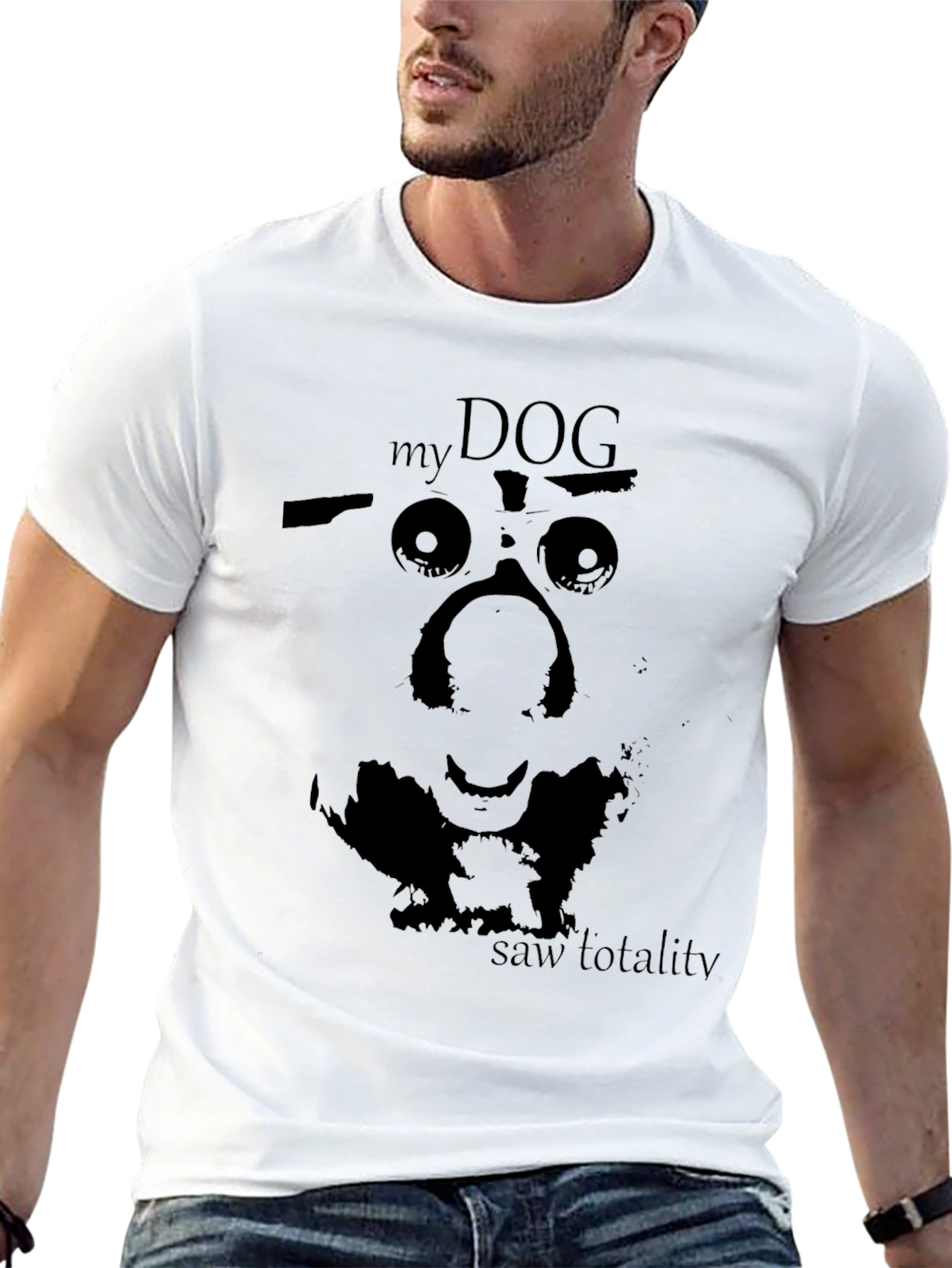 My Dog Saw Totality Graphic T-Shirt