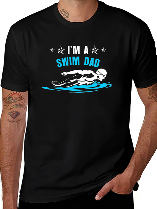 Swim Dad T-Shirt - Gift for Swimmer Dads