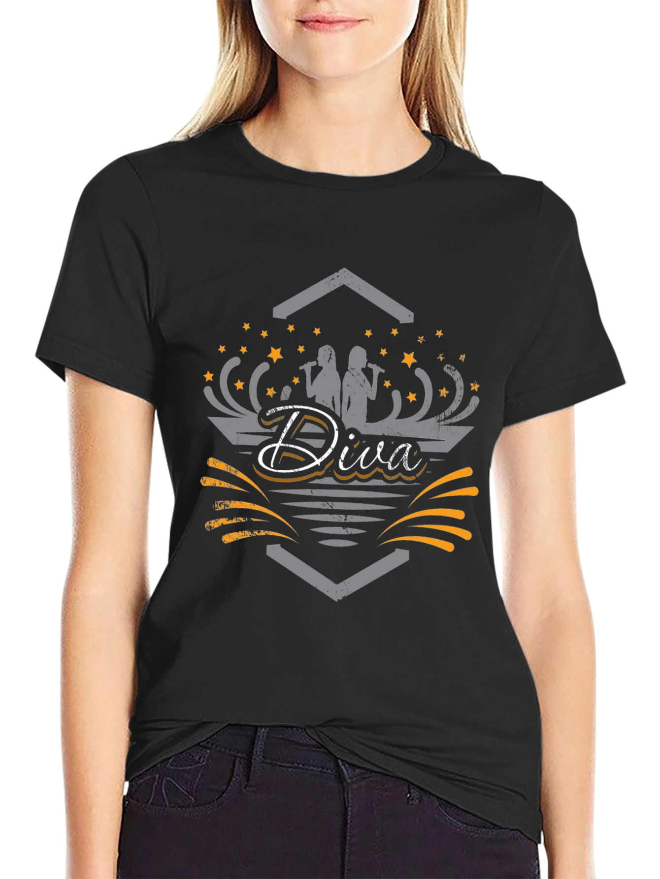 Diva Music Graphic Tee
