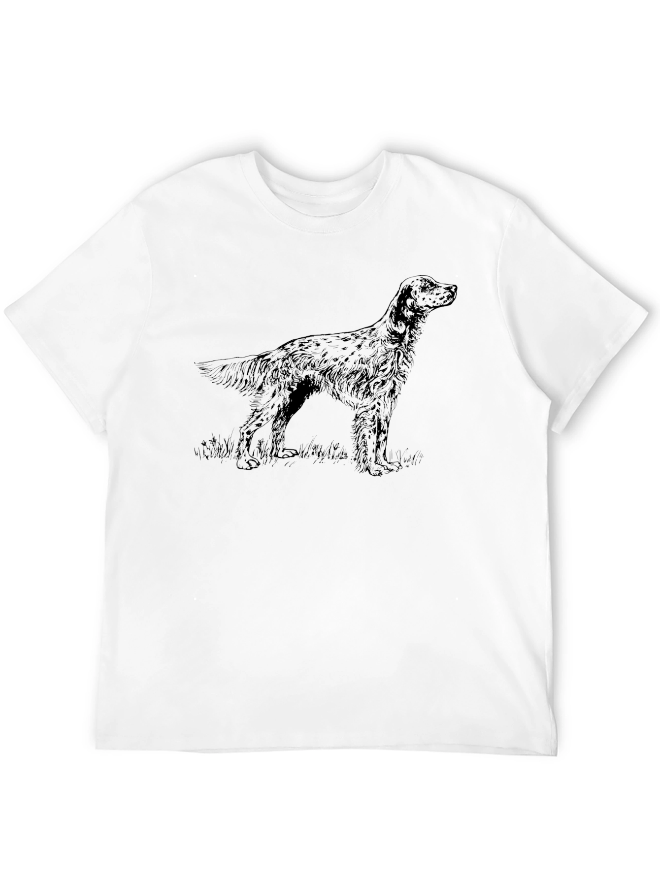 Irish Setter Dog Graphic T-Shirt - Black