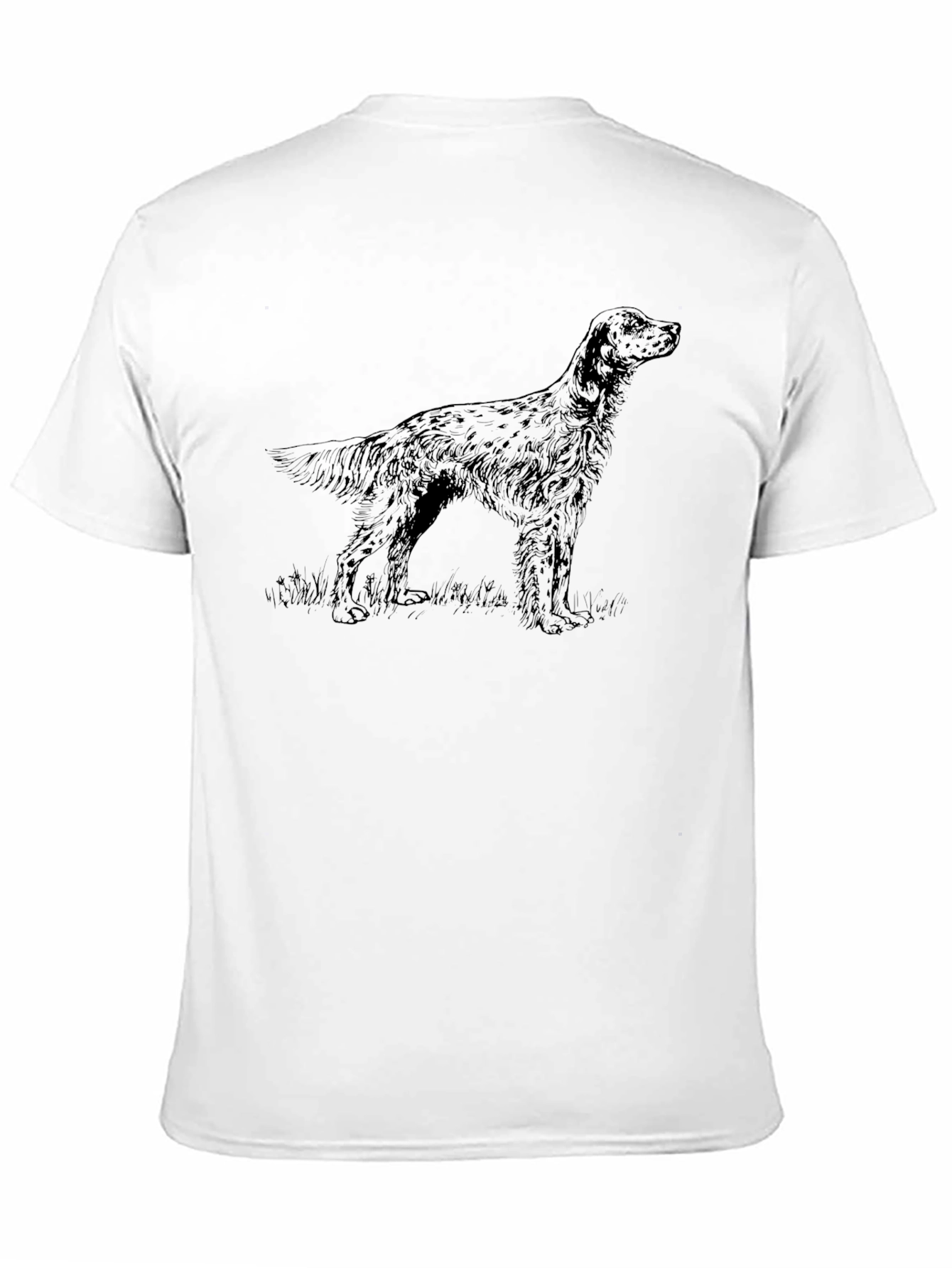Irish Setter Dog Graphic T-Shirt - Black