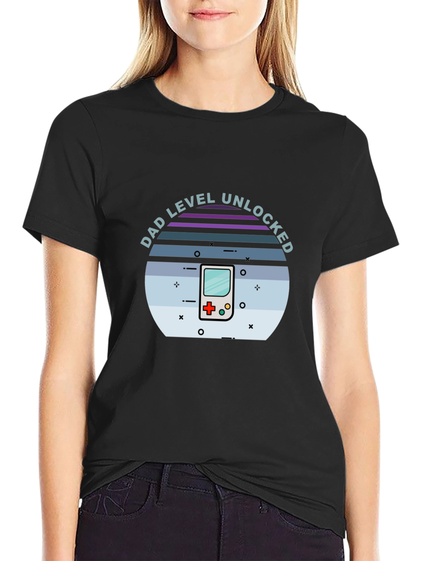 Dad Level Unlocked T-Shirt - Gamer Dad Gift