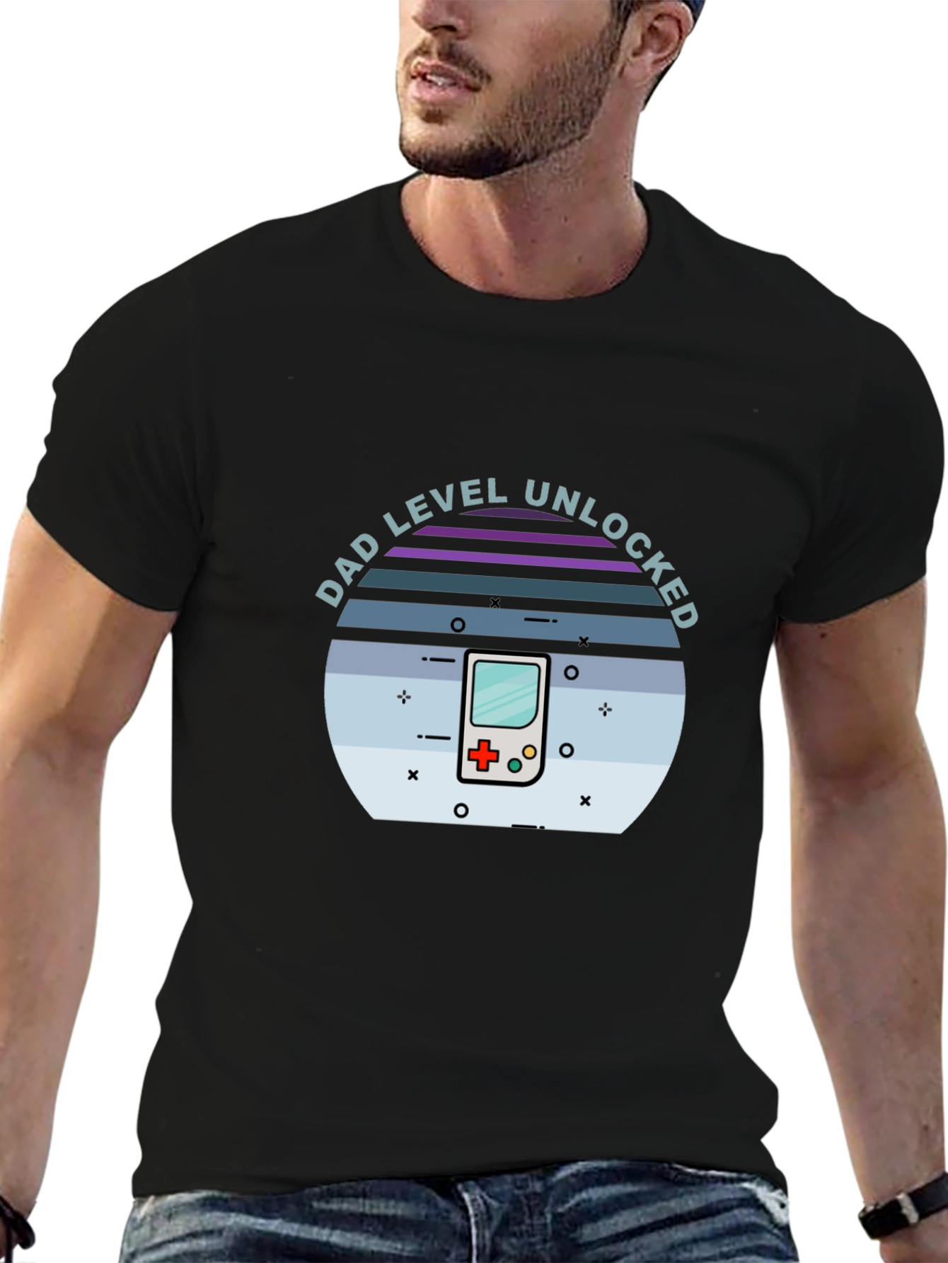 Dad Level Unlocked T-Shirt - Gamer Dad Gift
