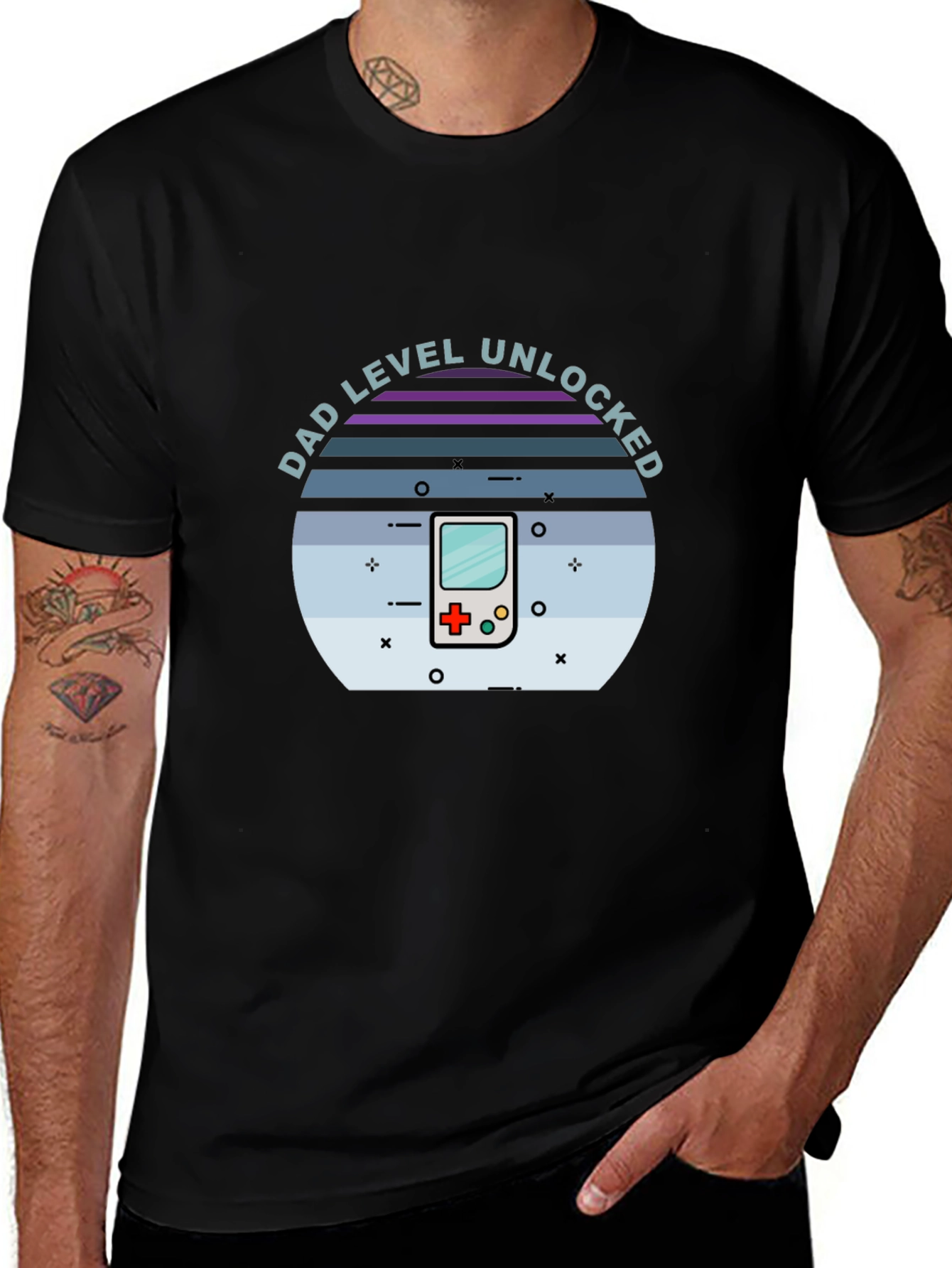 Dad Level Unlocked T-Shirt - Gamer Dad Gift