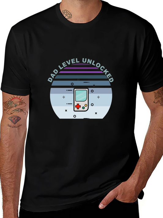 Dad Level Unlocked T-Shirt - Gamer Dad Gift