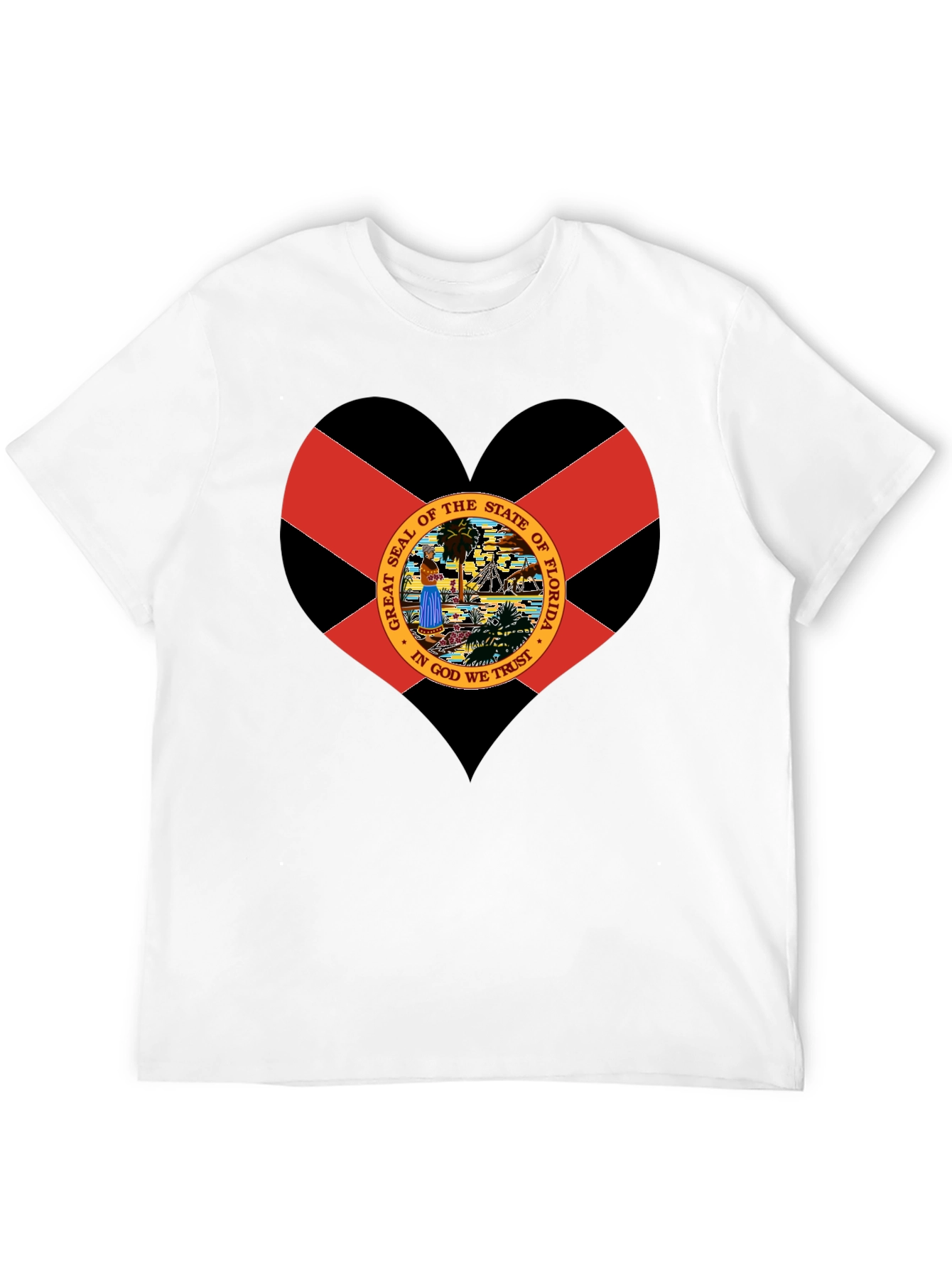 Florida Flag Heart T-Shirt