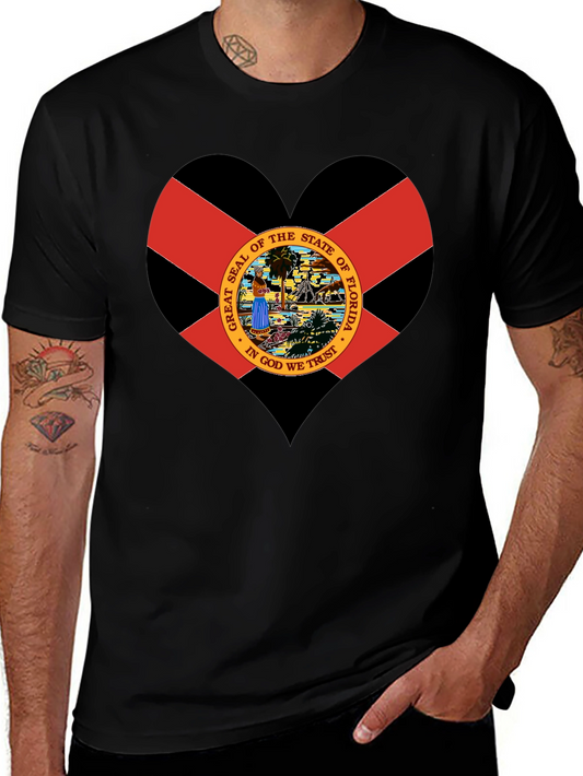 Florida Flag Heart T-Shirt