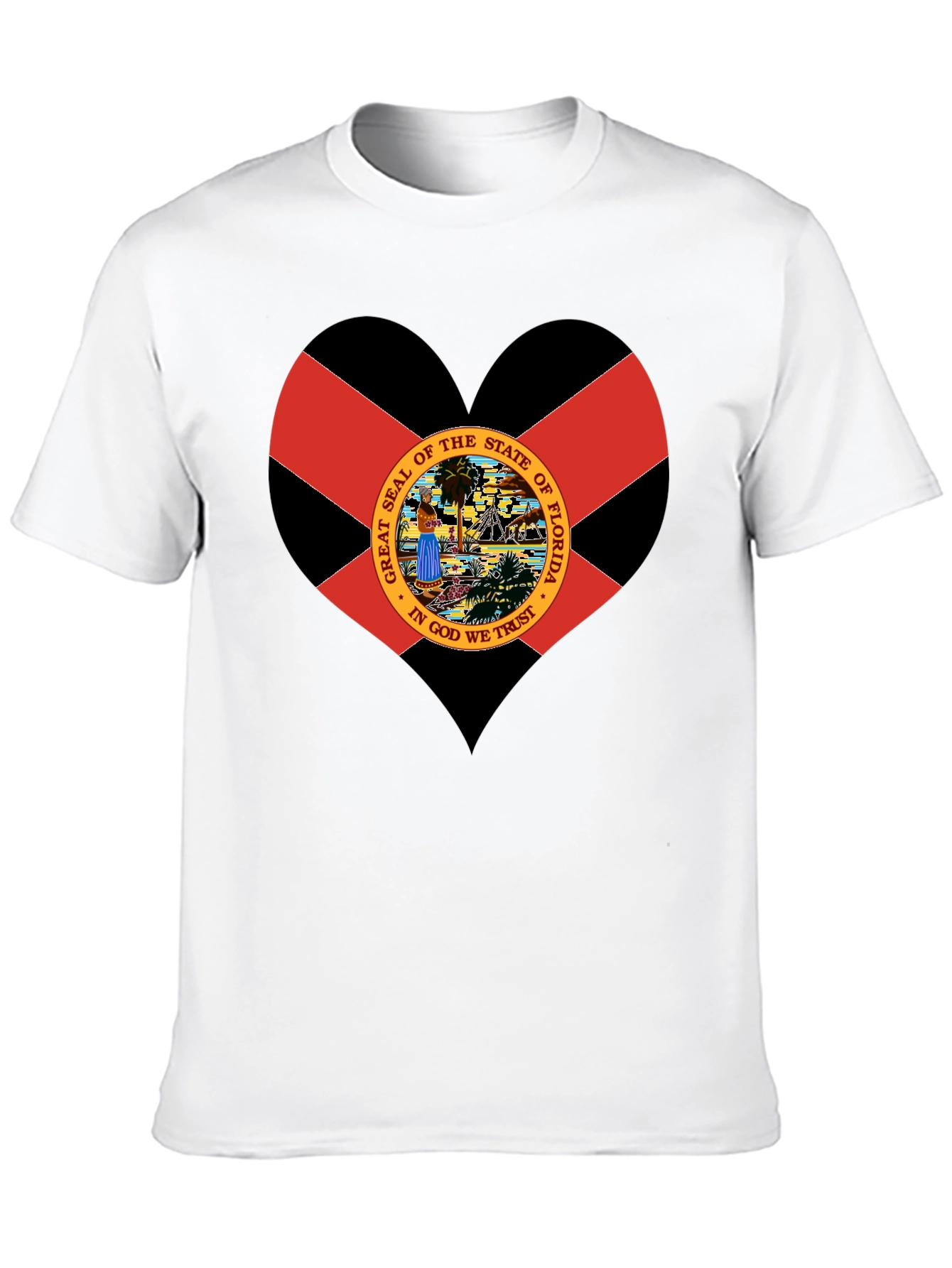 Florida Flag Heart T-Shirt