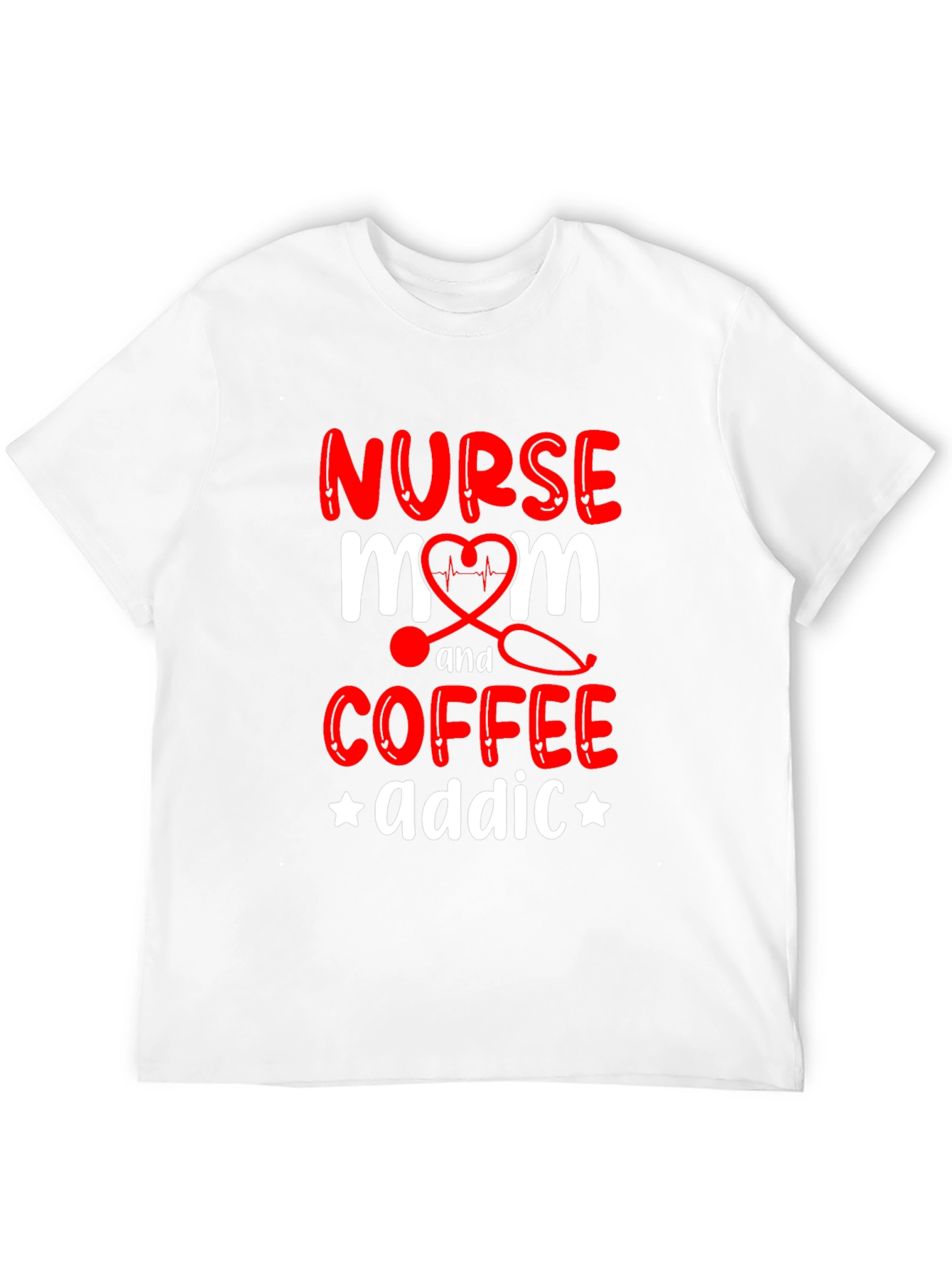 Nurse Mom Coffee Addict T-Shirt