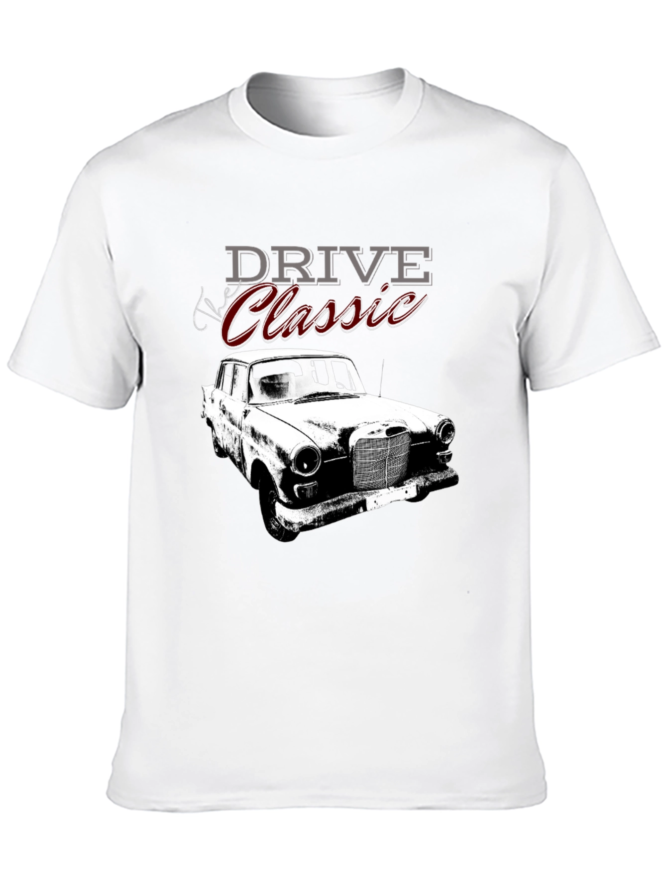 Drive Classic Car Black Graphic Tee