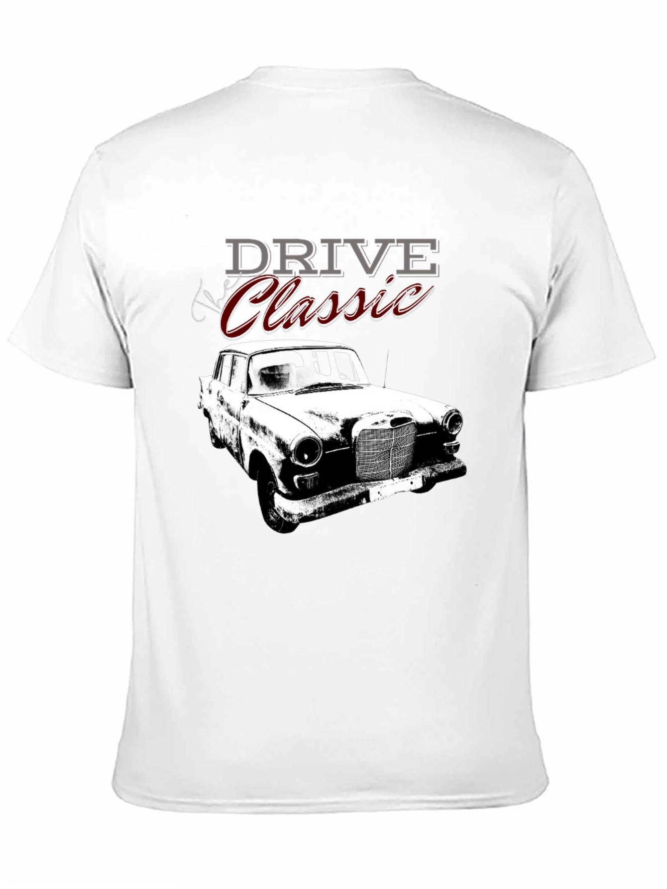 Drive Classic Car Black Graphic Tee