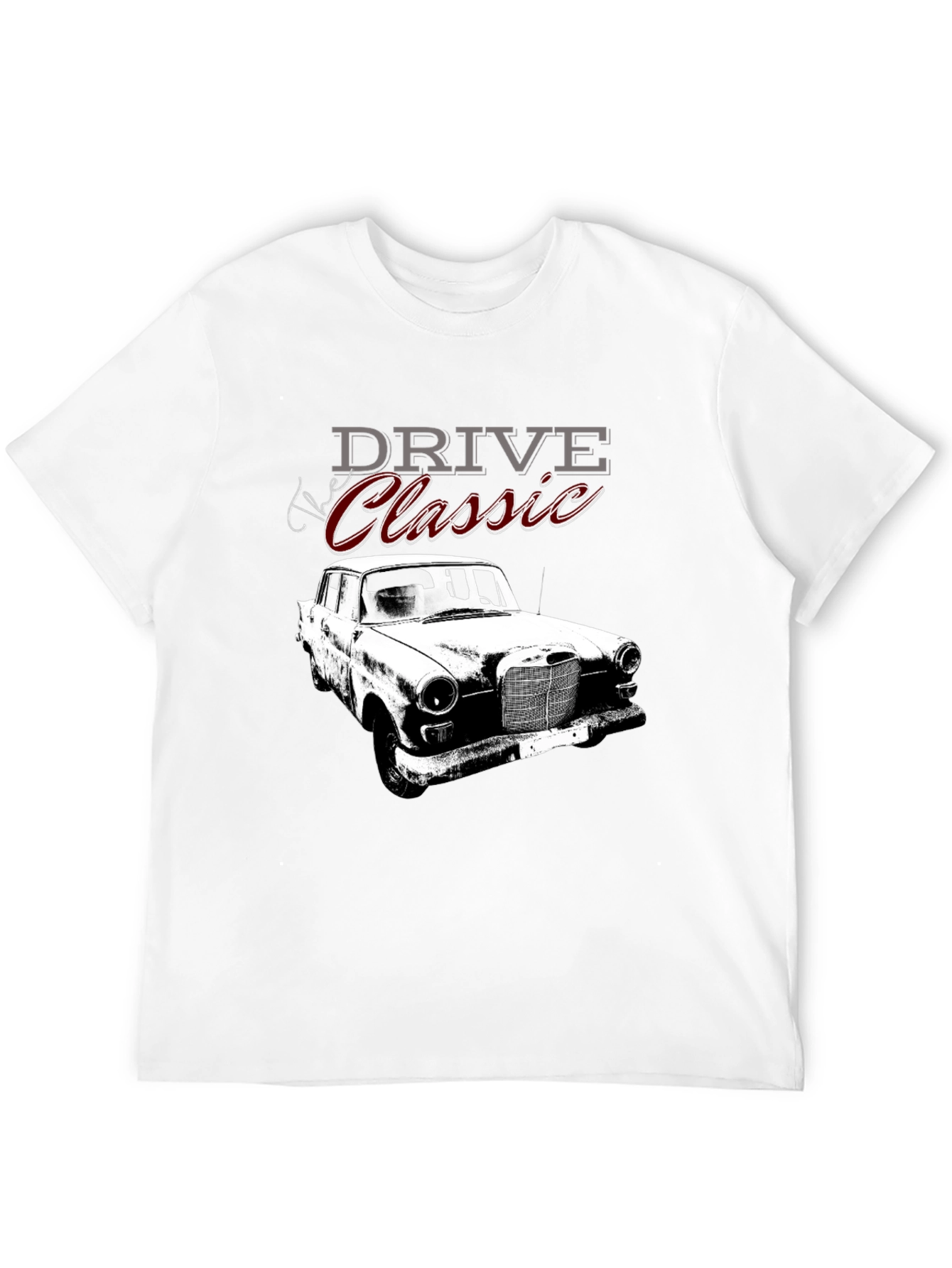 Drive Classic Car Black Graphic Tee