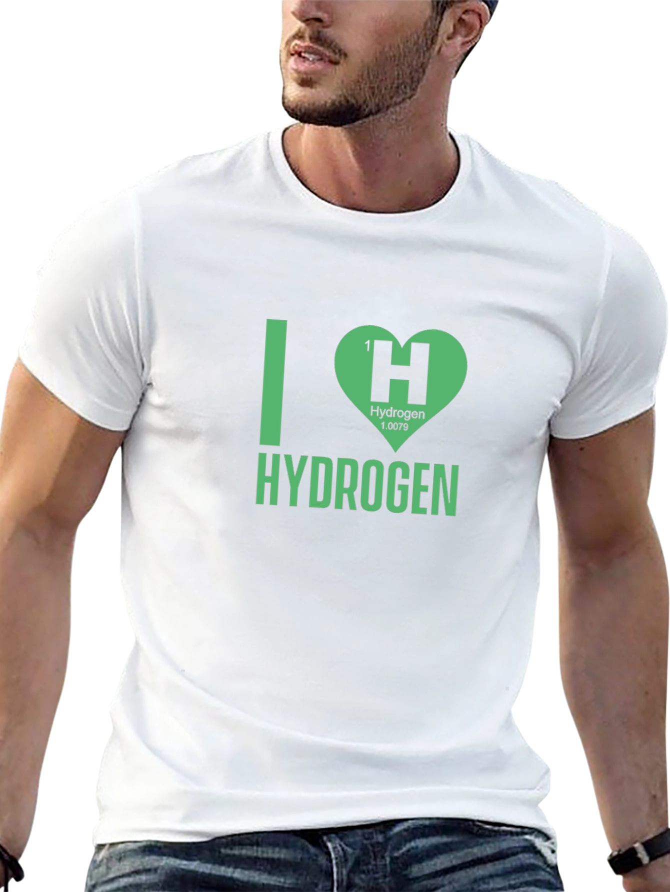 I Heart Hydrogen Funny Science T-Shirt