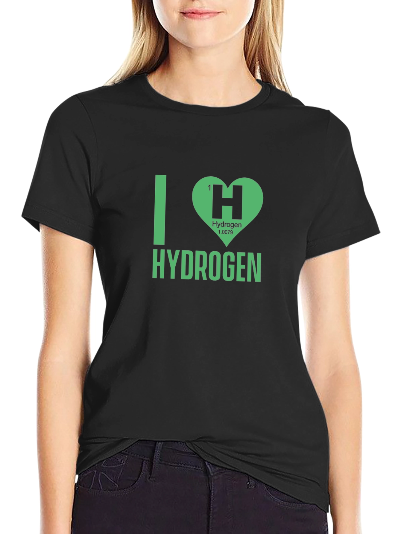 I Heart Hydrogen Funny Science T-Shirt