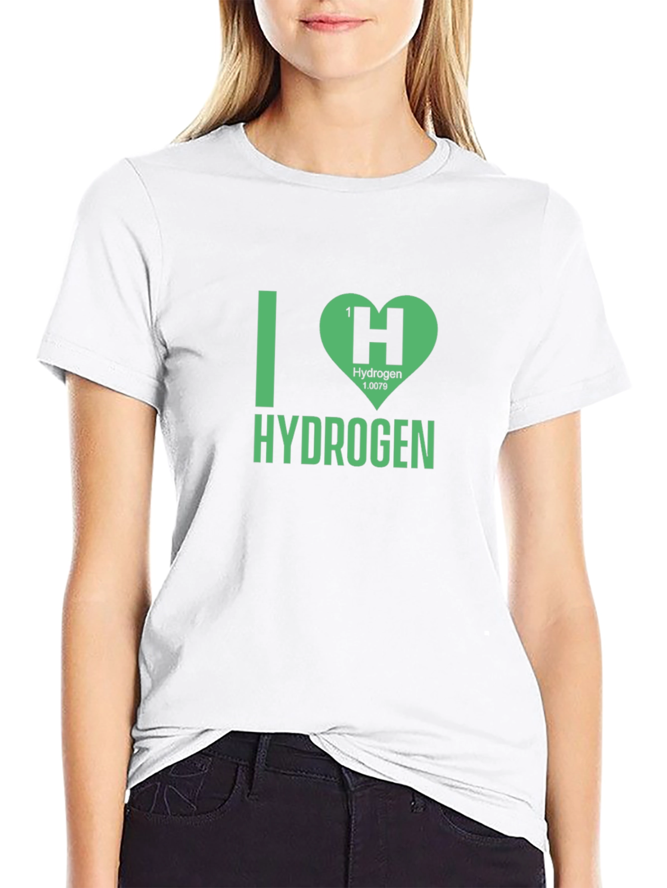 I Heart Hydrogen Funny Science T-Shirt
