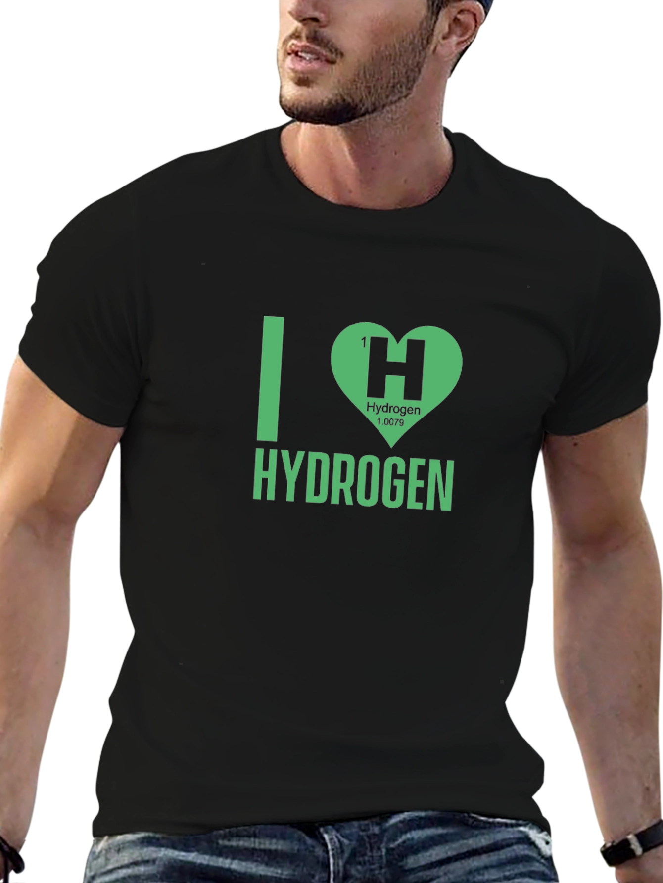 I Heart Hydrogen Funny Science T-Shirt