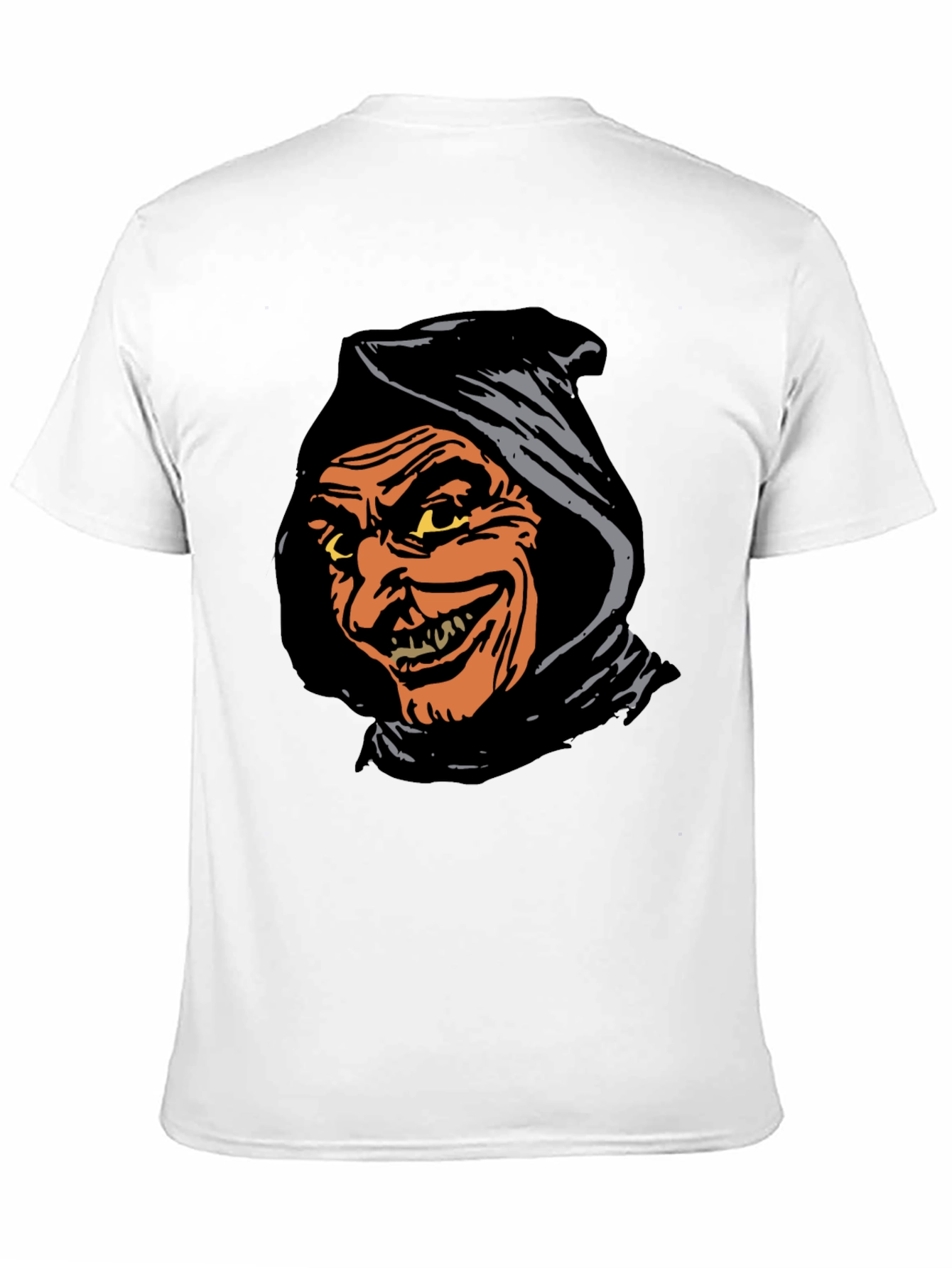 Spooky Grim Reaper Graphic Tee - Black T-Shirt